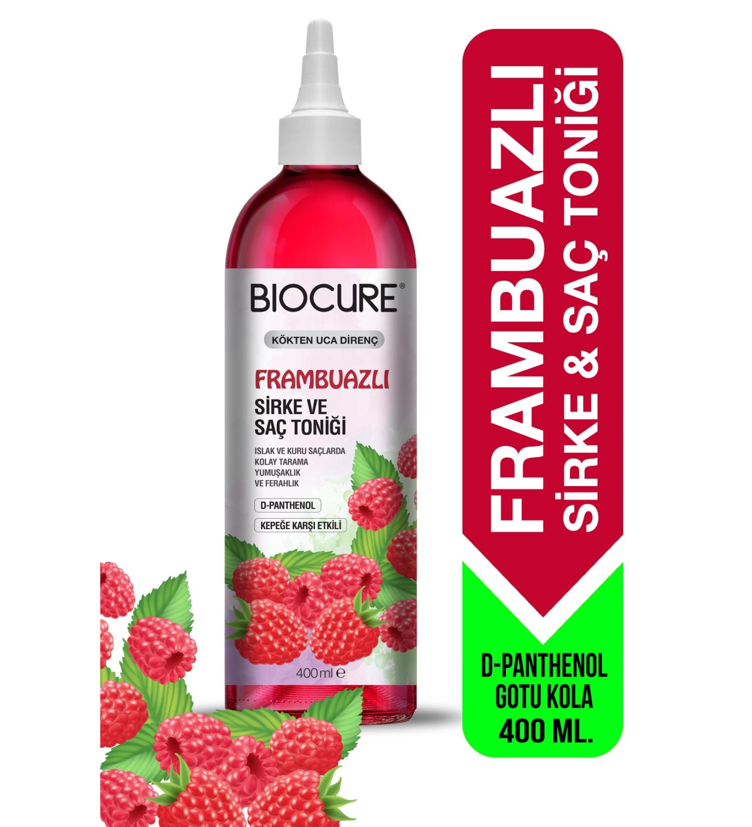 Biocure Raspberry Vinegar And Hair Tonic 400 Ml.