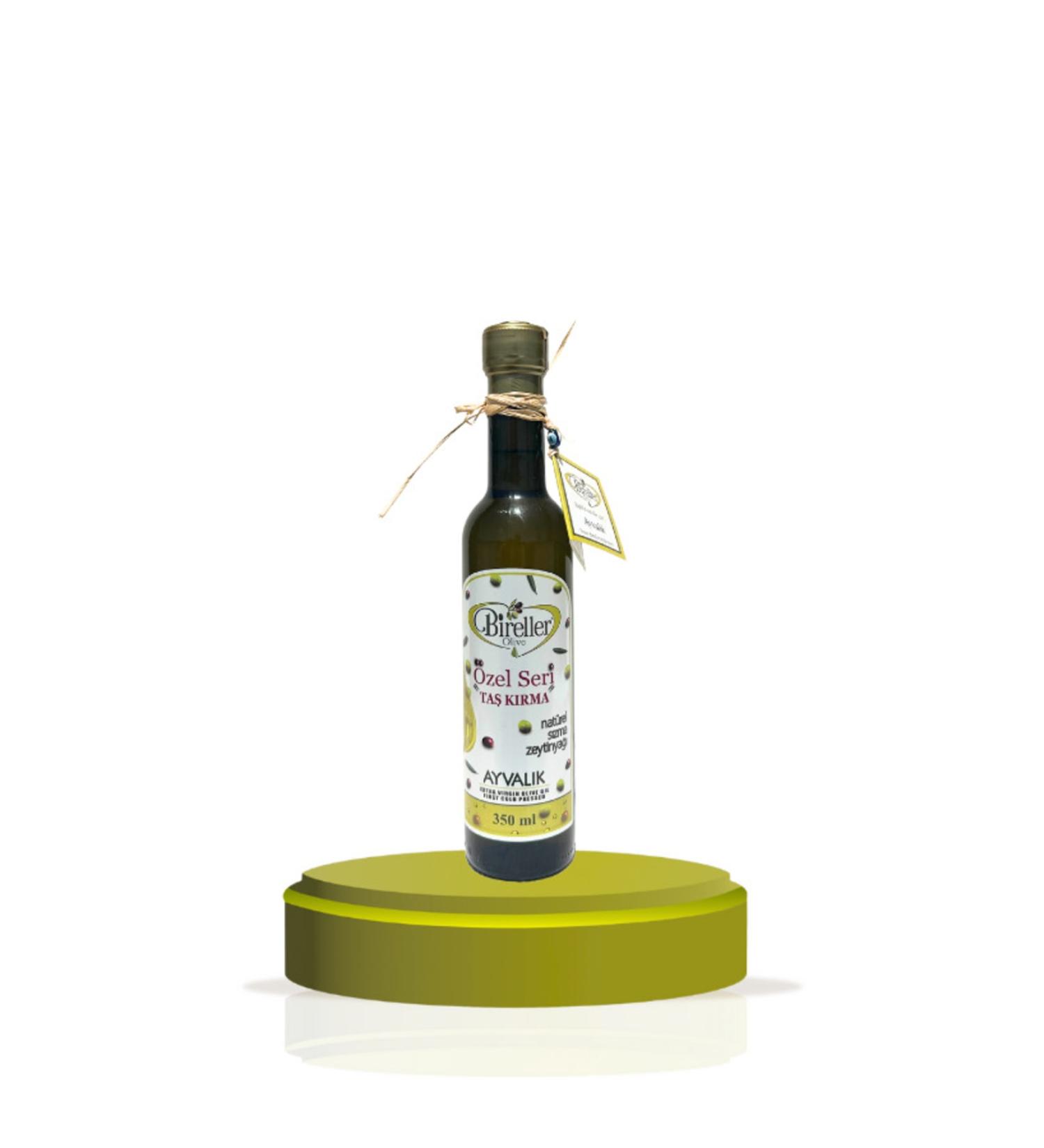 Bireller Natural Ayval k Extra Virgin Olive Oil Stone Press 350 Cc