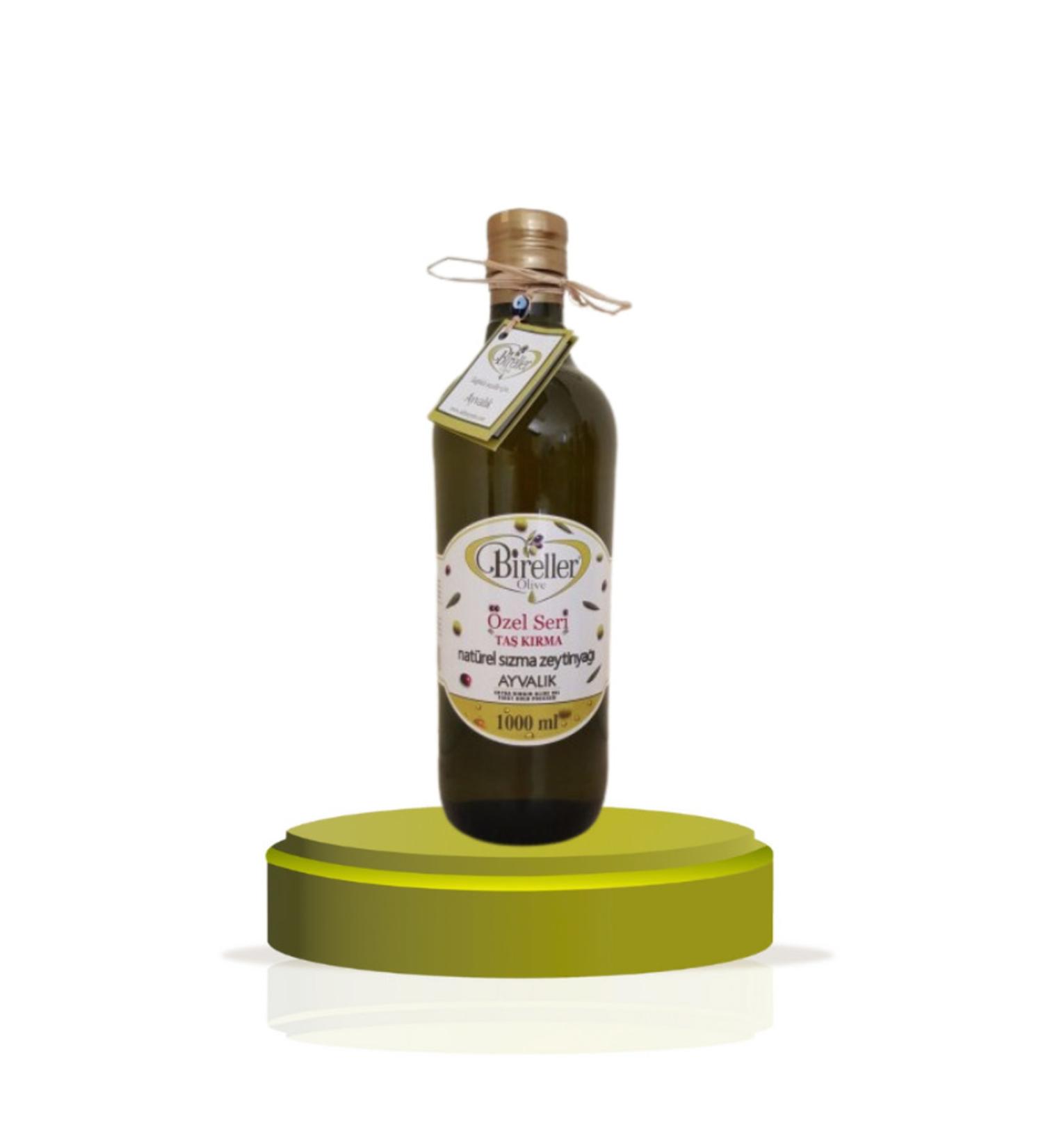Bireller Natural Ayval k Extra Virgin Olive Oil Stone Press 1000 Cc