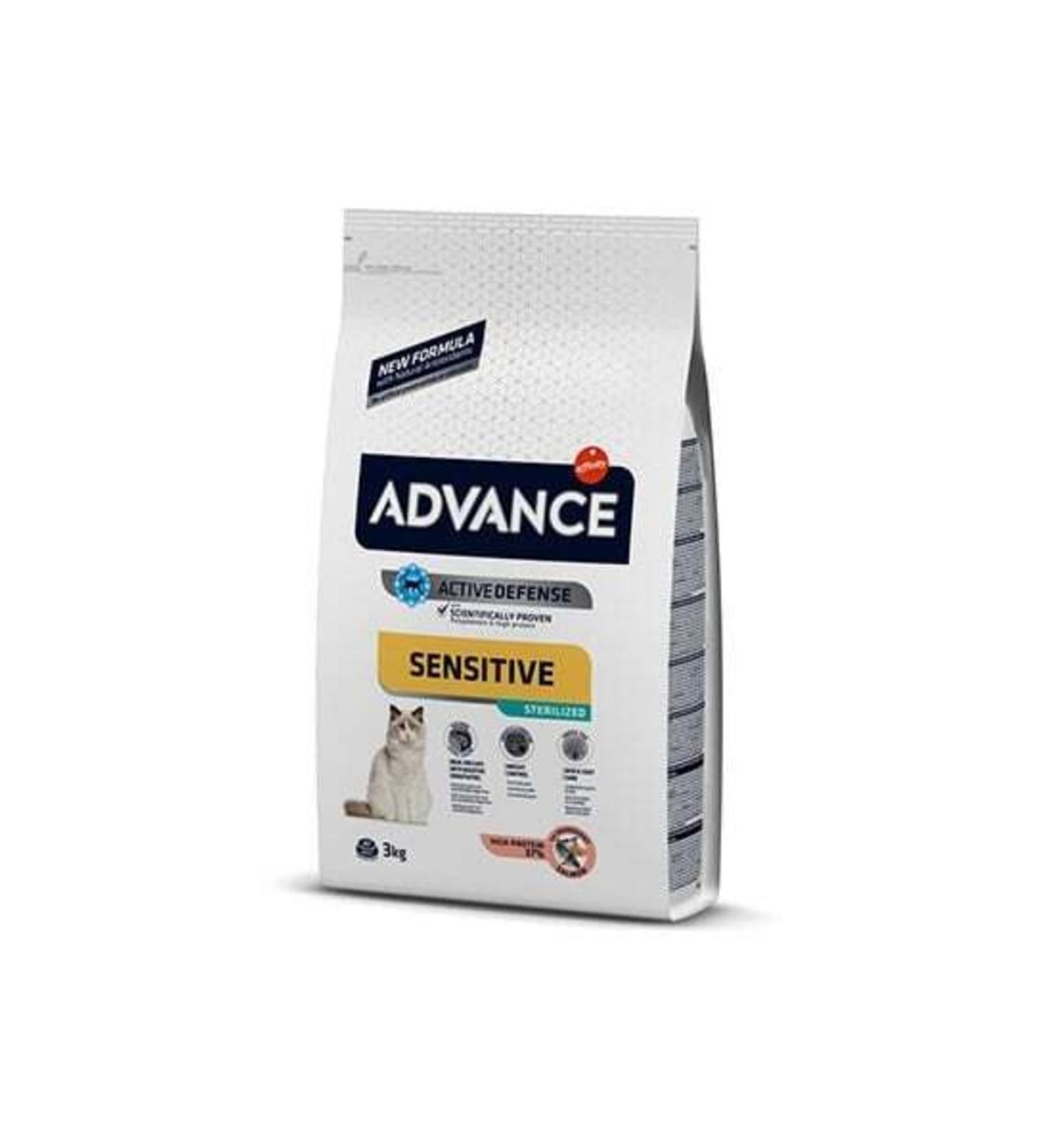 Advance Sensitive Salmon Sterilized Sensitive Cat Food 3 Kg