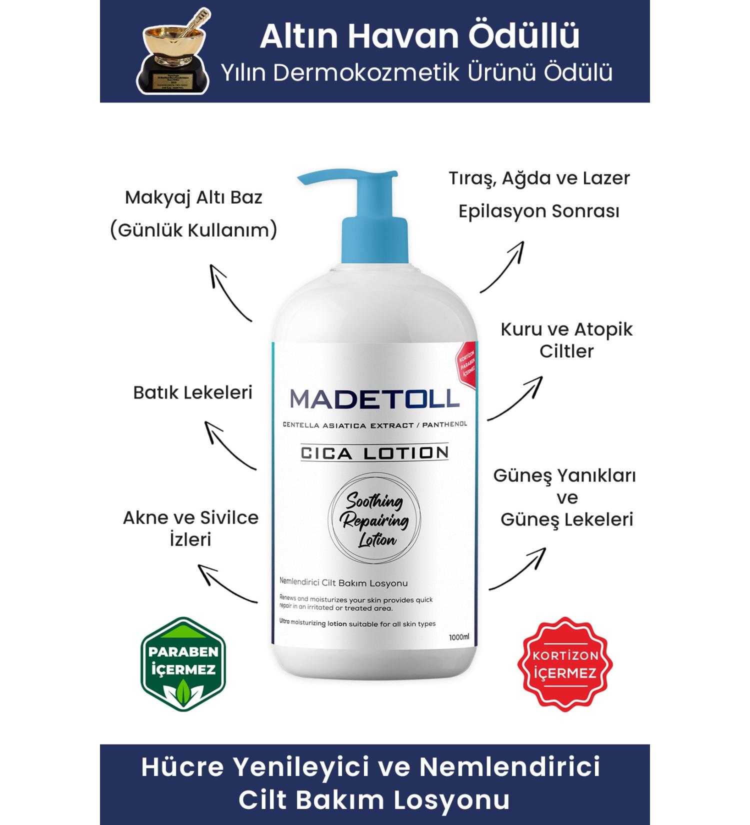 Madetoll Skin Cell Regenerator Soothing and Moisturizing Cica Lotion 1000 ml