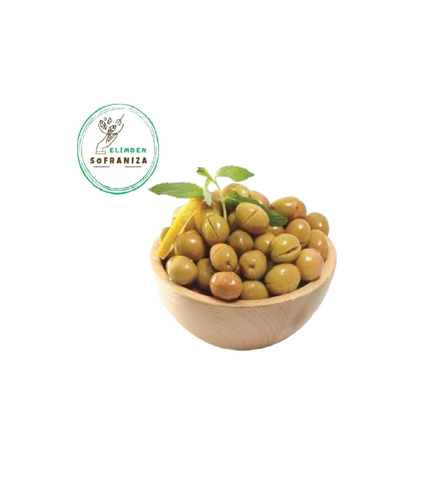 Green Hand Cracked Olives (5kg)