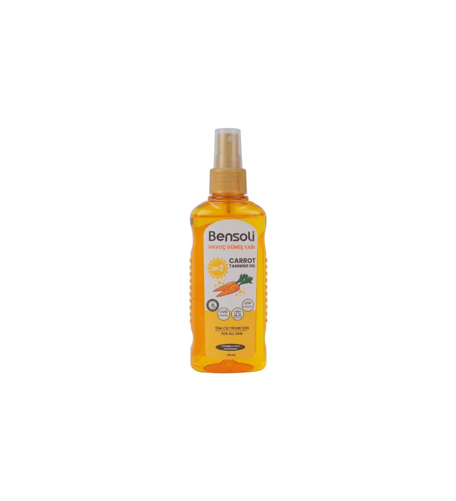 bensoli Carrot Sun Oil 2 Spf 175 Ml