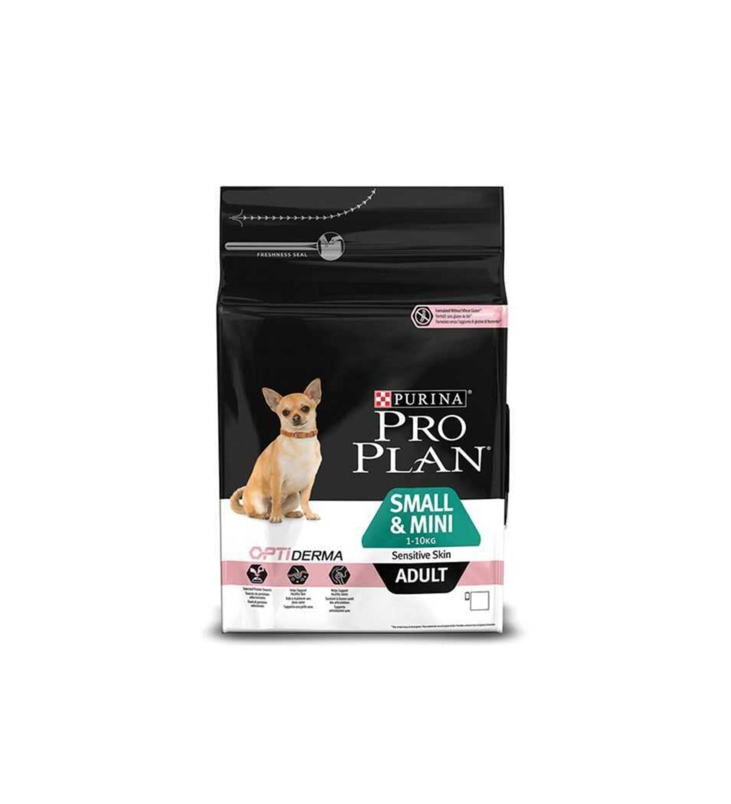 Pro Plan Pro Plan Small & Mini Sensitive Skin Salmon and Rice Small Breed Adult Dog Food 3 Kg