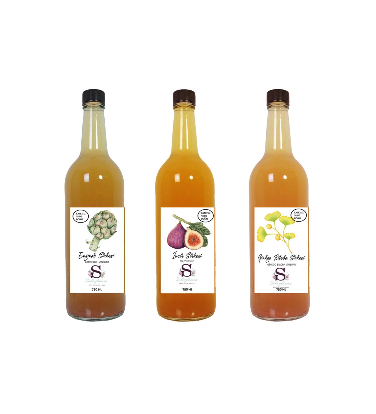 S heylaana Natural Artichoke Fig and Ginkgo Biloba Vinegar 750 Ml