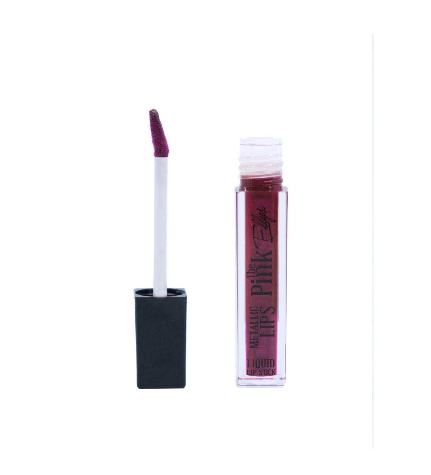 The Pink Ellys Nude Liquid Metallic Lipstick No:3 - Buy Online on GoSupps.com