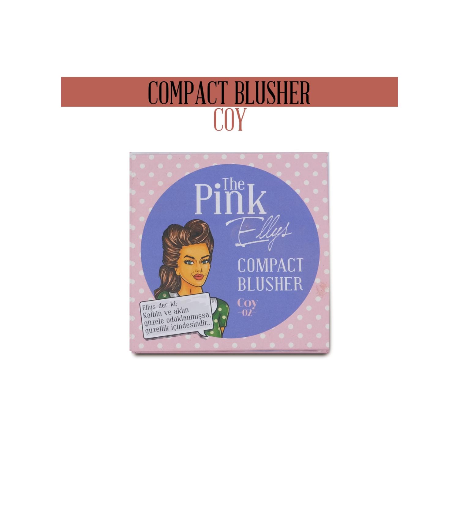 The Pink Ellys Compact Blusher Coy