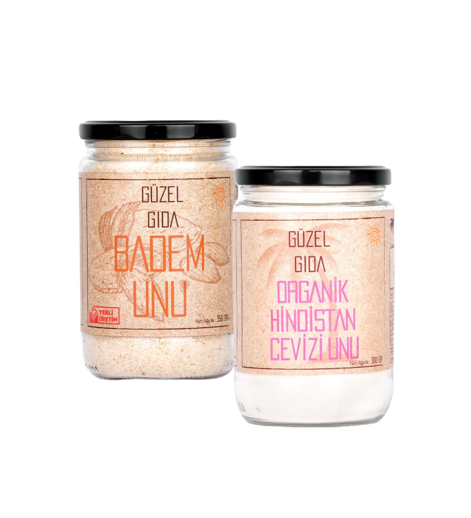 Guzel Ada Gida Gluten Free Local Almond Flour 350 Gr + Organic Coconut Flour 300 Gr - Buy Online on GoSupps.com
