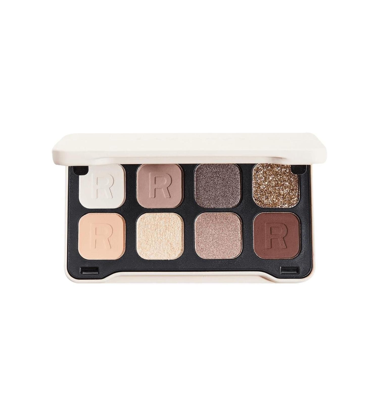 Revolution Forever Dynamic Eyeshadow Palette Serenity 8-Piece Shimmery and Matte Shades