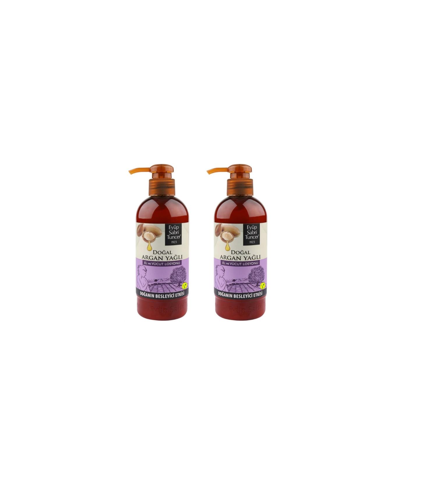 Ey p Sabri Tuncer Natural Argan Oil Hand and Body Lotion 250 Ml-2pcs