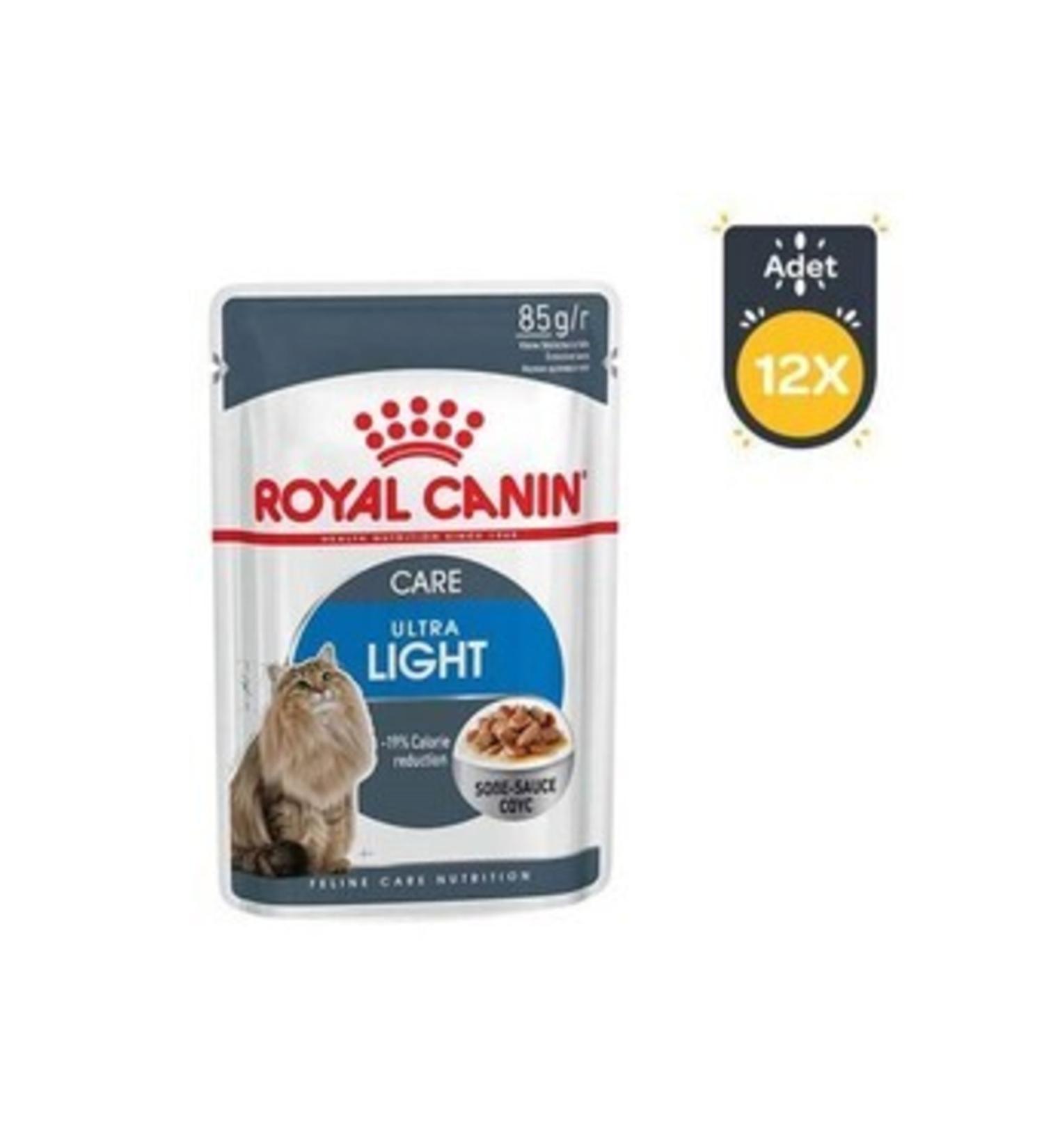 Royal Canin Ultra Light Cat Diet Canned Food 85 Gr * 12 Pieces