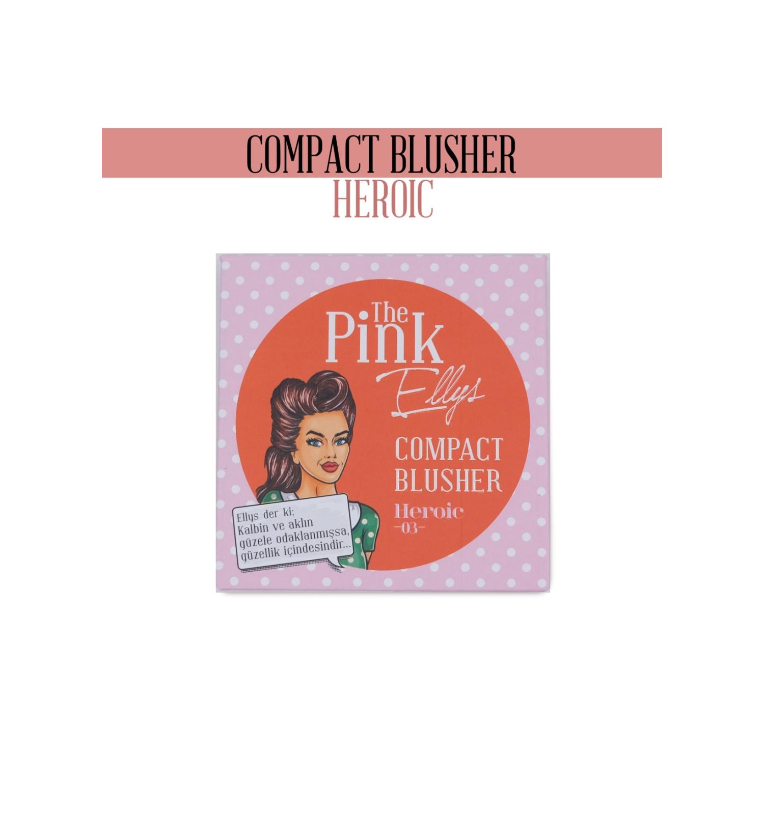 The Pink Ellys Compact Blusher Heroic 03