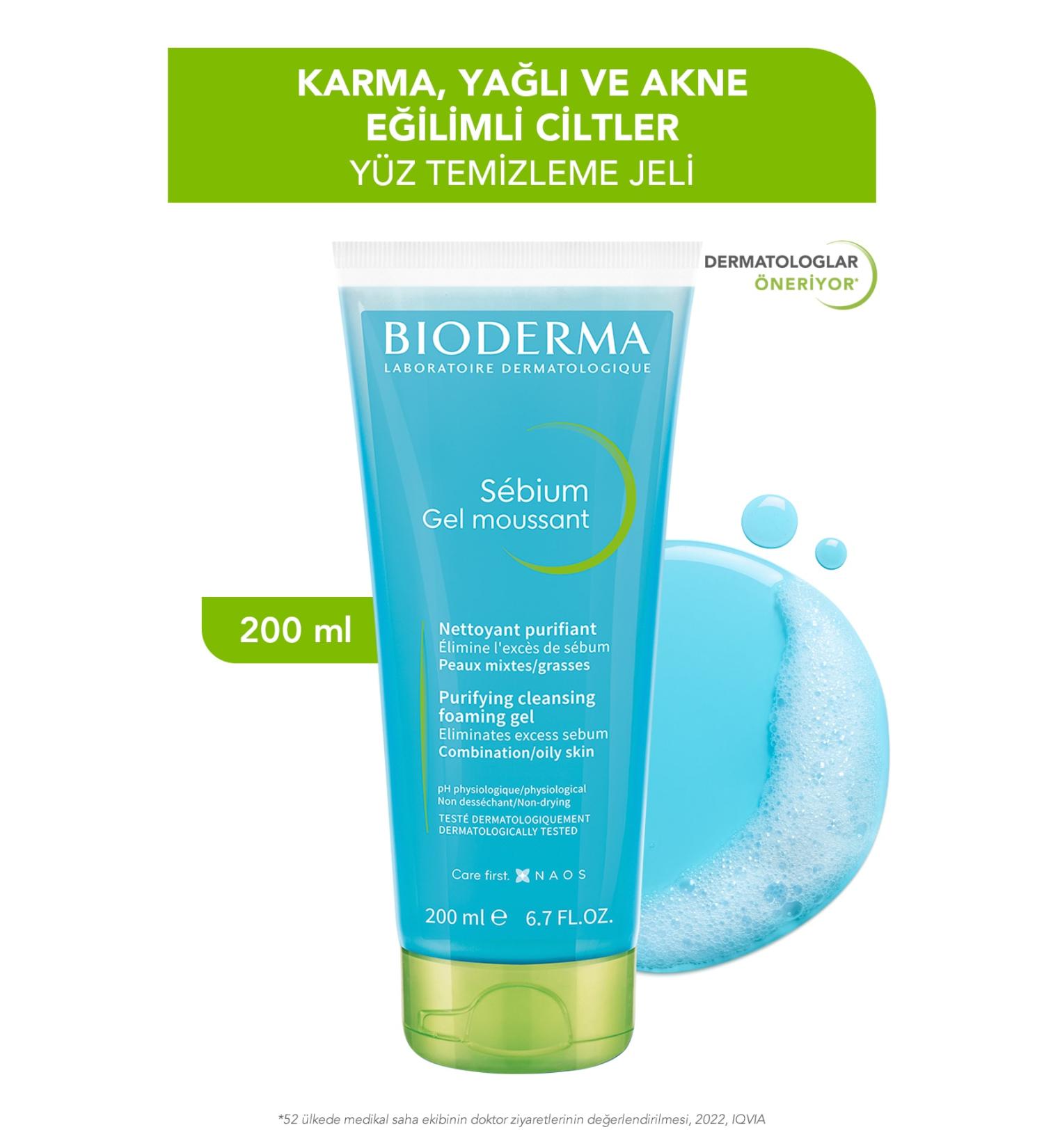 Bioderma S bium Foaming Gel 200 ml