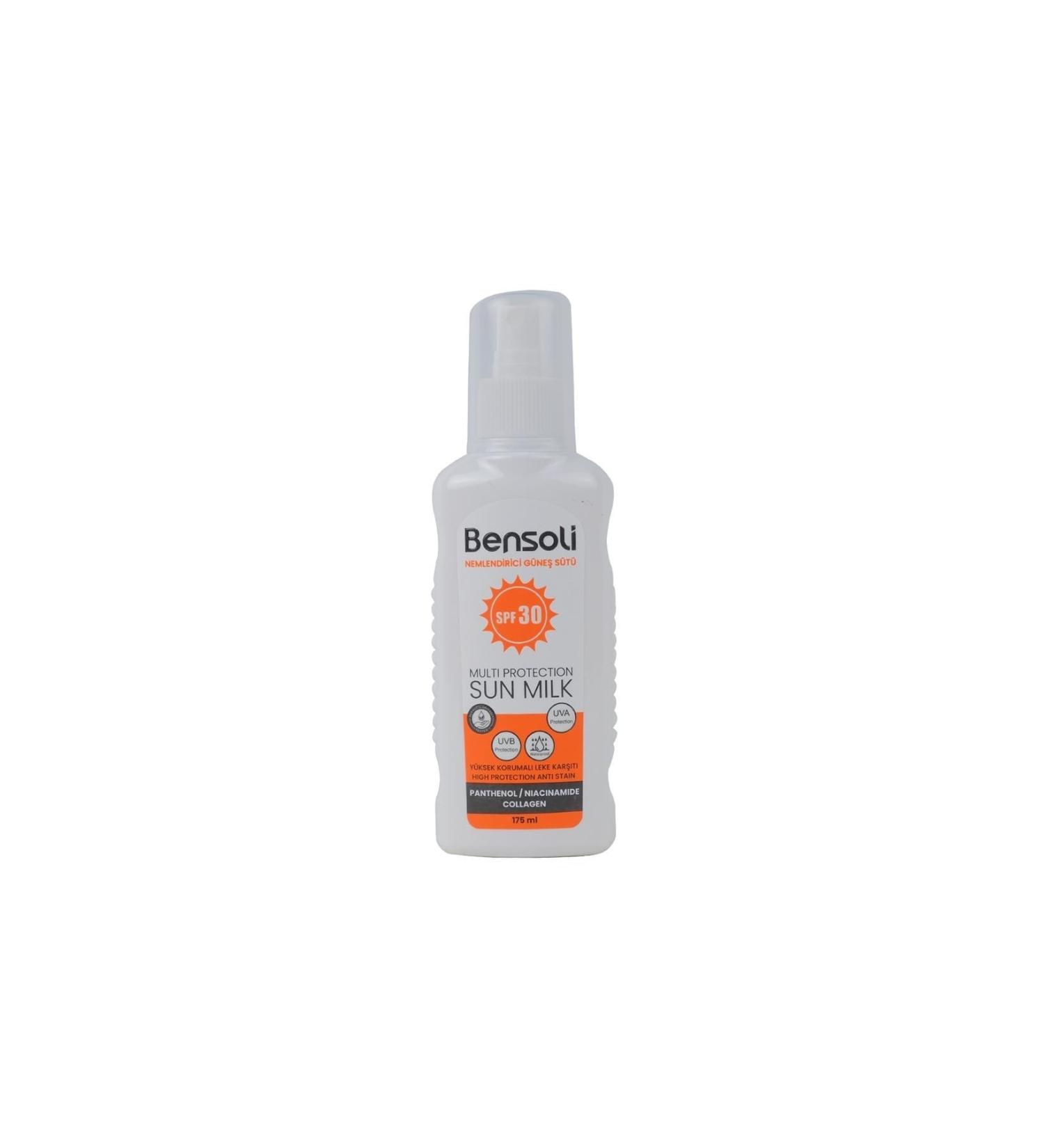 bensoli Moisturizing Sun Milk 30 Spf