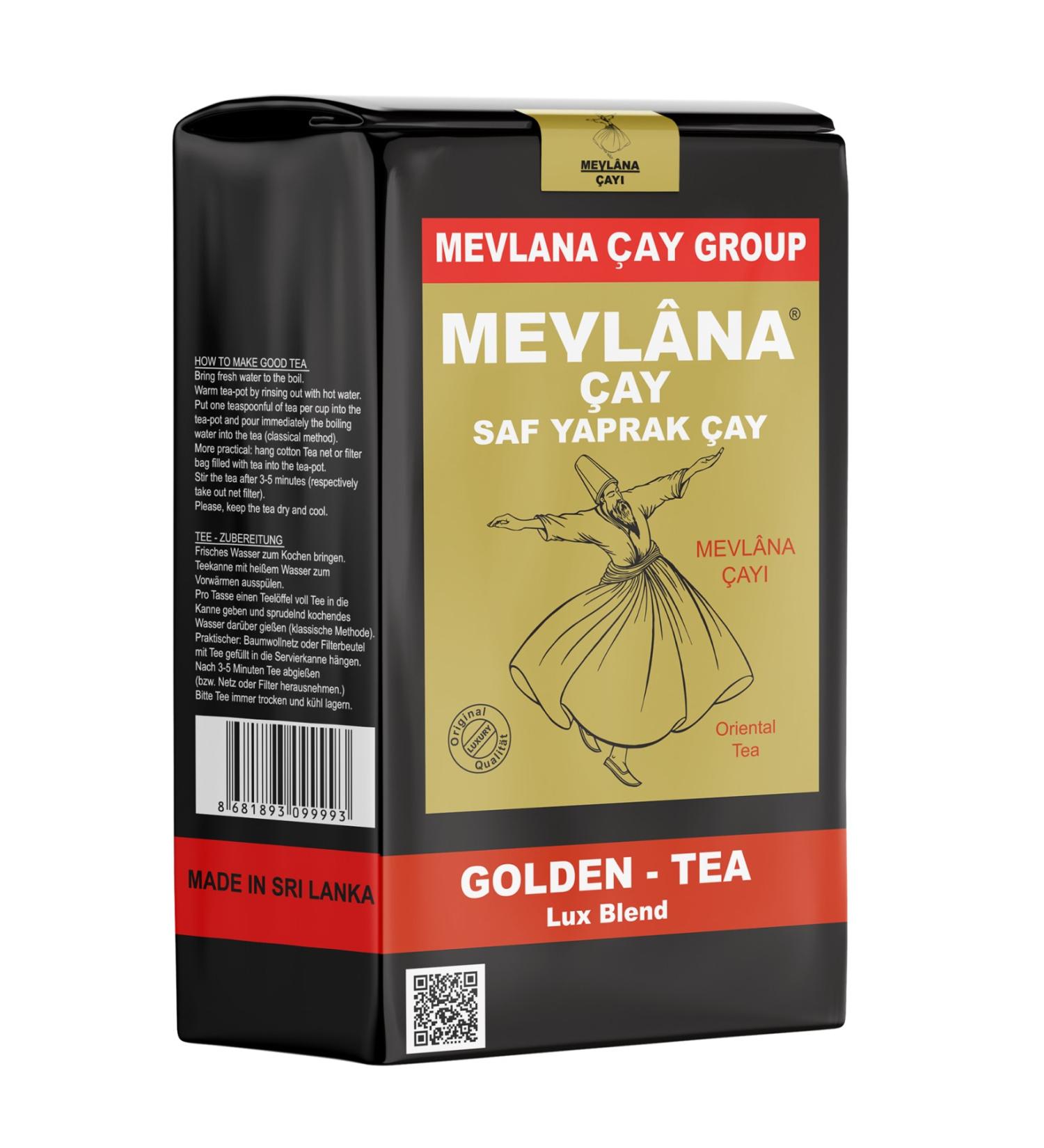Mevlana Tea Golden Tea - With Mevlana Tea Group Quality