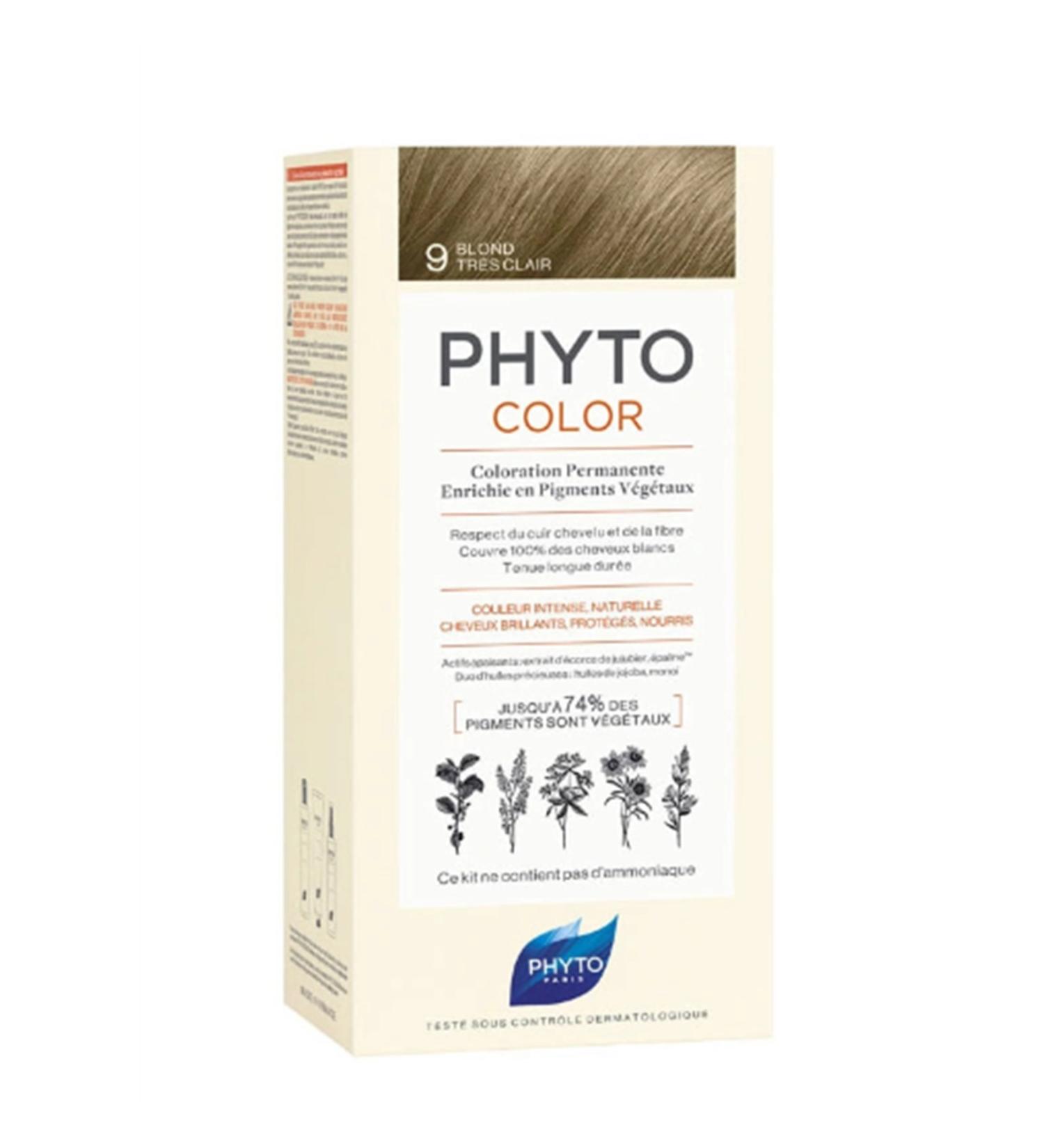 Phyto Color 9 Light Blonde (very Light Blonde) | Herbal Hair Dye