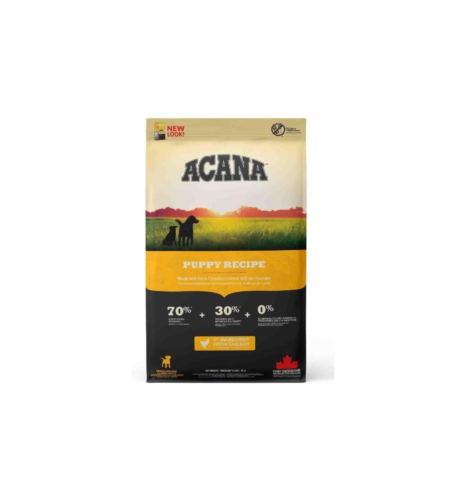 Acana Heritage Puppy Junior Chicken & Fish Grain Free Puppy Food 11.4 Kg