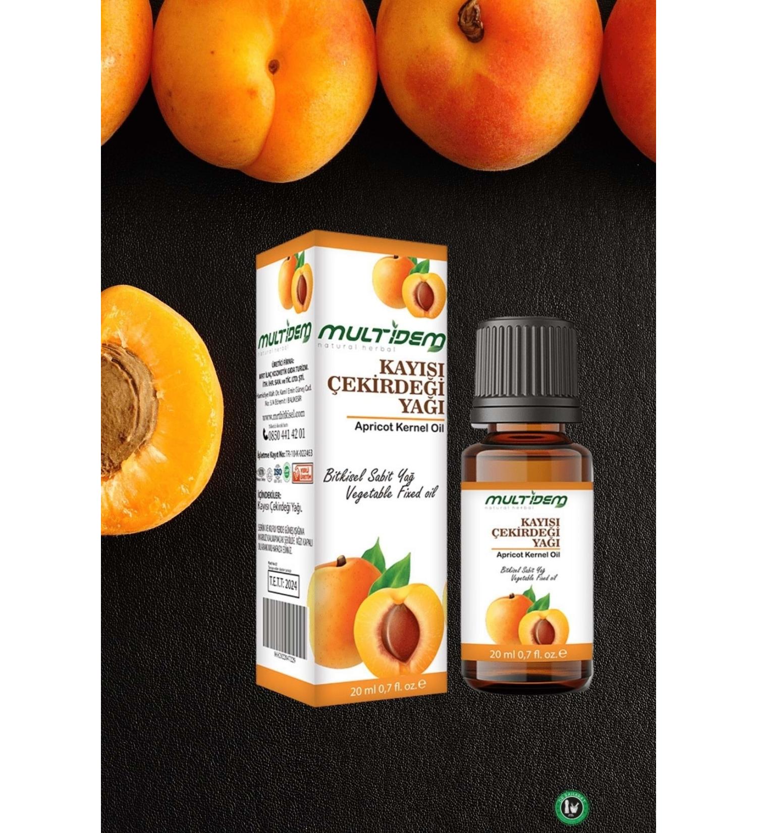 multidem Apricot Seed Fixed Herbal Oil 20ml - Buy Online on GoSupps.com