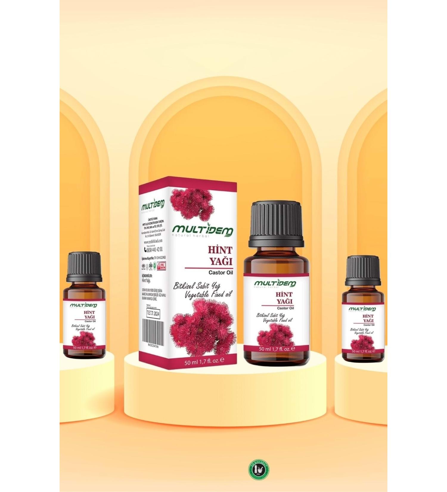 Multidem Castor Oil Cold Pressed 50 Ml