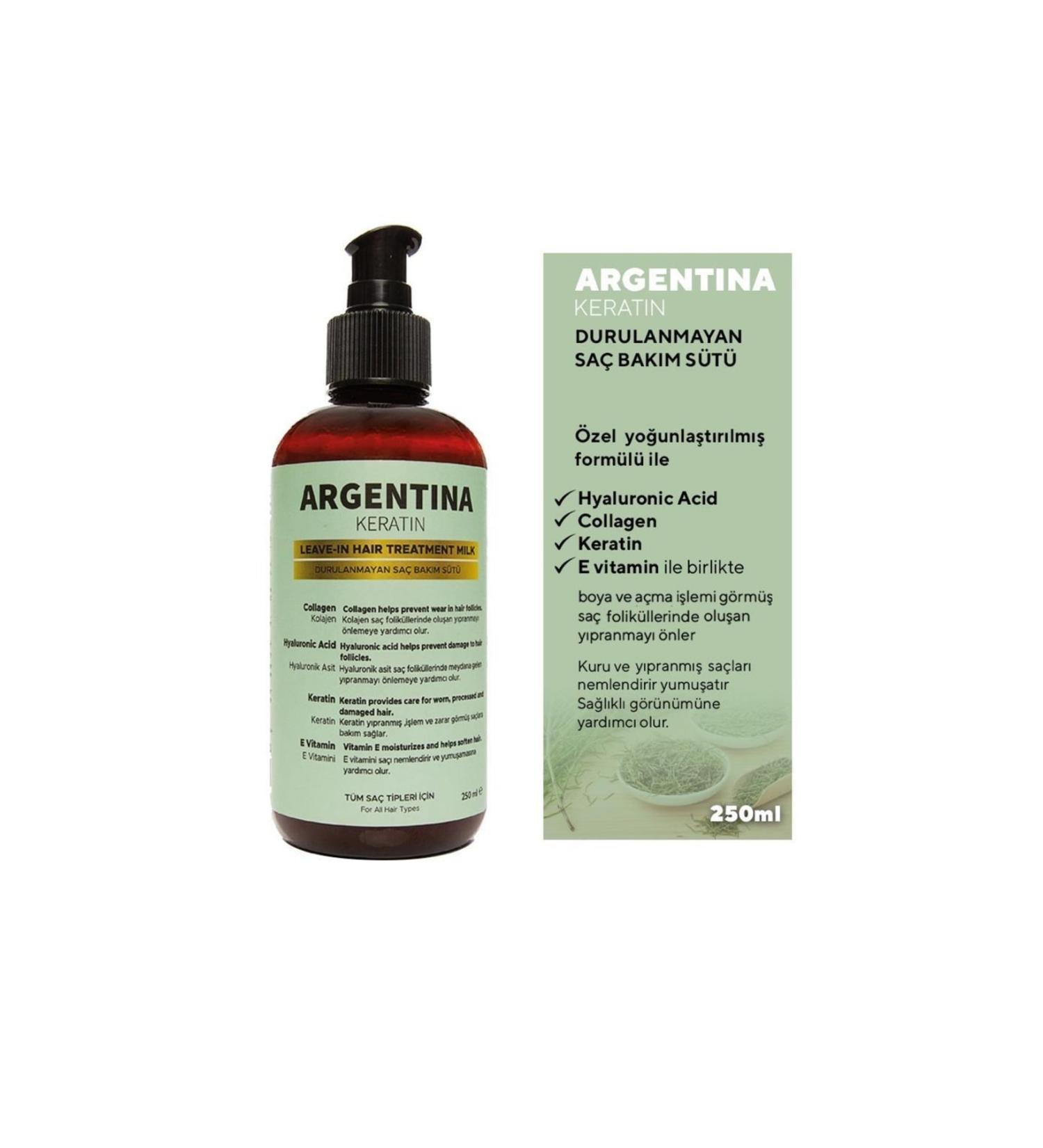 ARGENTINA KERATIN Leave-In Hair Care Milk 250 Ml