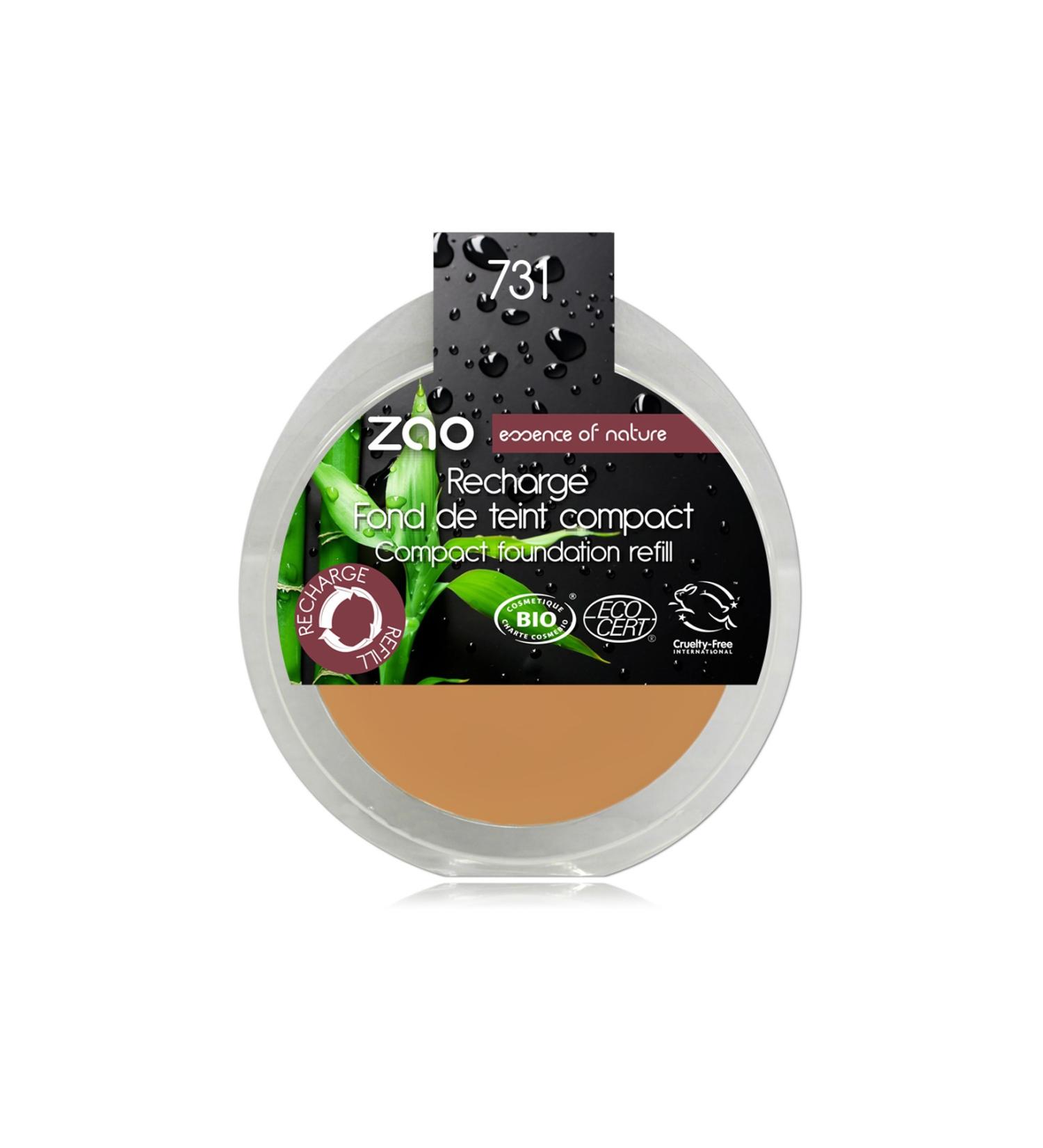 Zao Organic Compact Foundation (Refill) - Refill Compact Foundation 731 Apricot 7.5 Gr 3700756617312