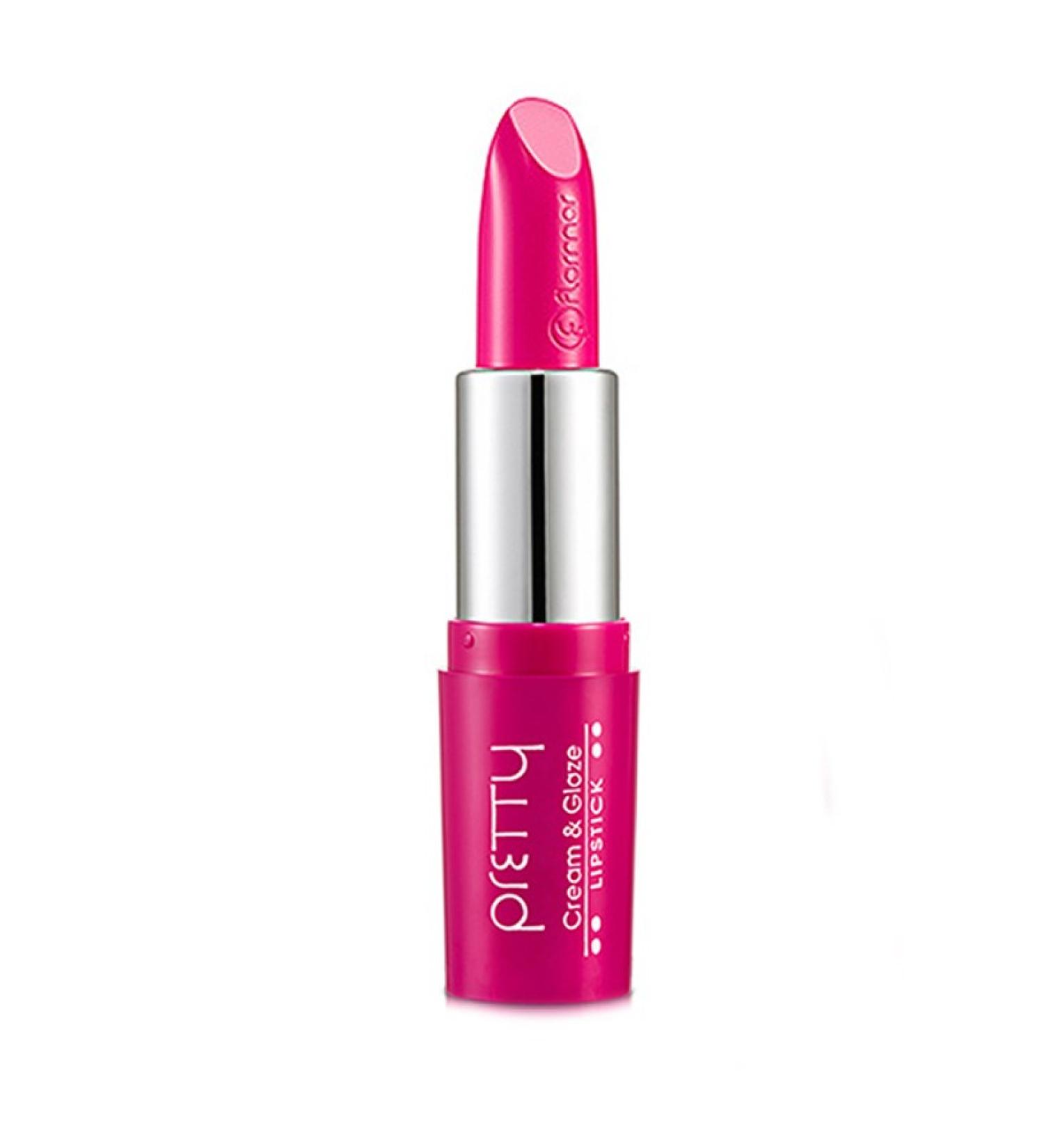 Flormar Lipstick Pretty Glossy Fushia P317 8690604139866