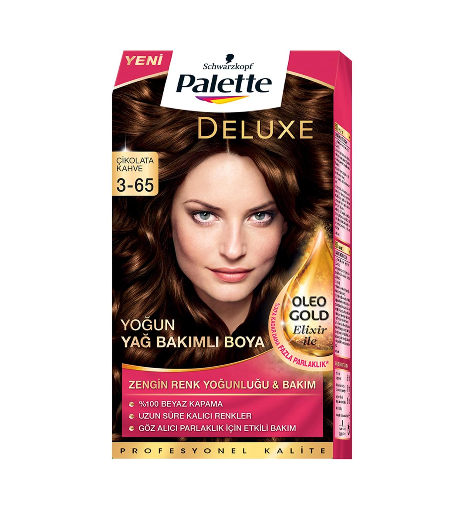 Palette Hair Dye - Deluxe 3-65 Chocolate Brown 4015000975827