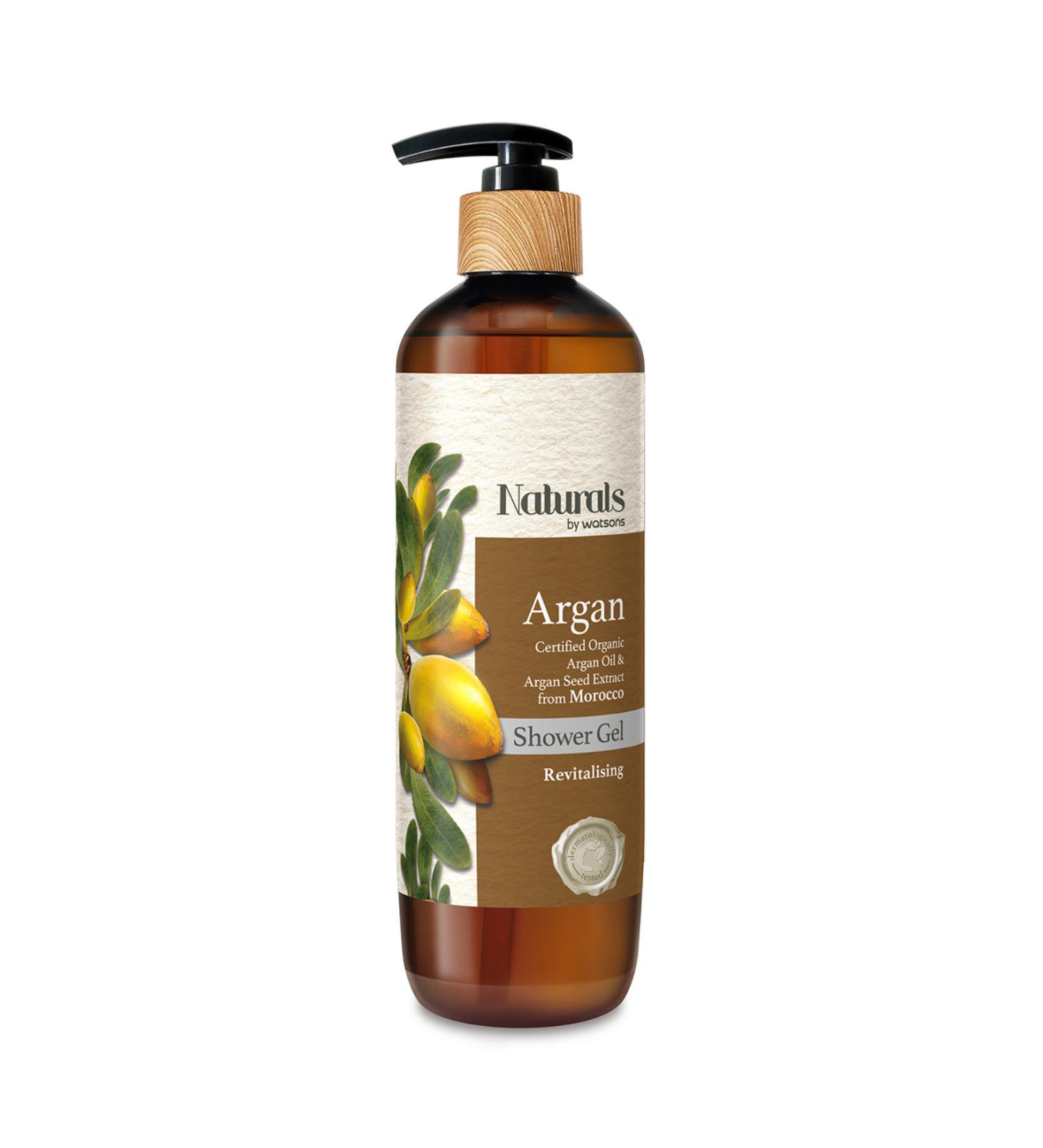 Naturals By Watsons Argan Shower Gel 490 ml 4894532381487