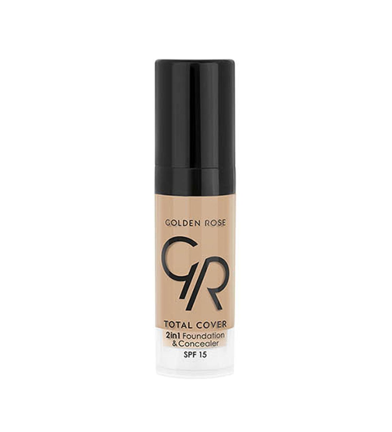 Golden Rose Foundation & Concealer - Total 2 in 1 Foundation & Conc. Mini Size 6.5 ml 115 8691190964054