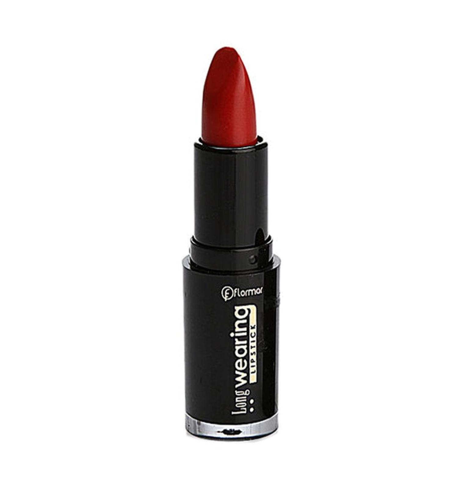 Flormar Ruj - Long Wearing Lipstick Red Metallic L08 8690604107780