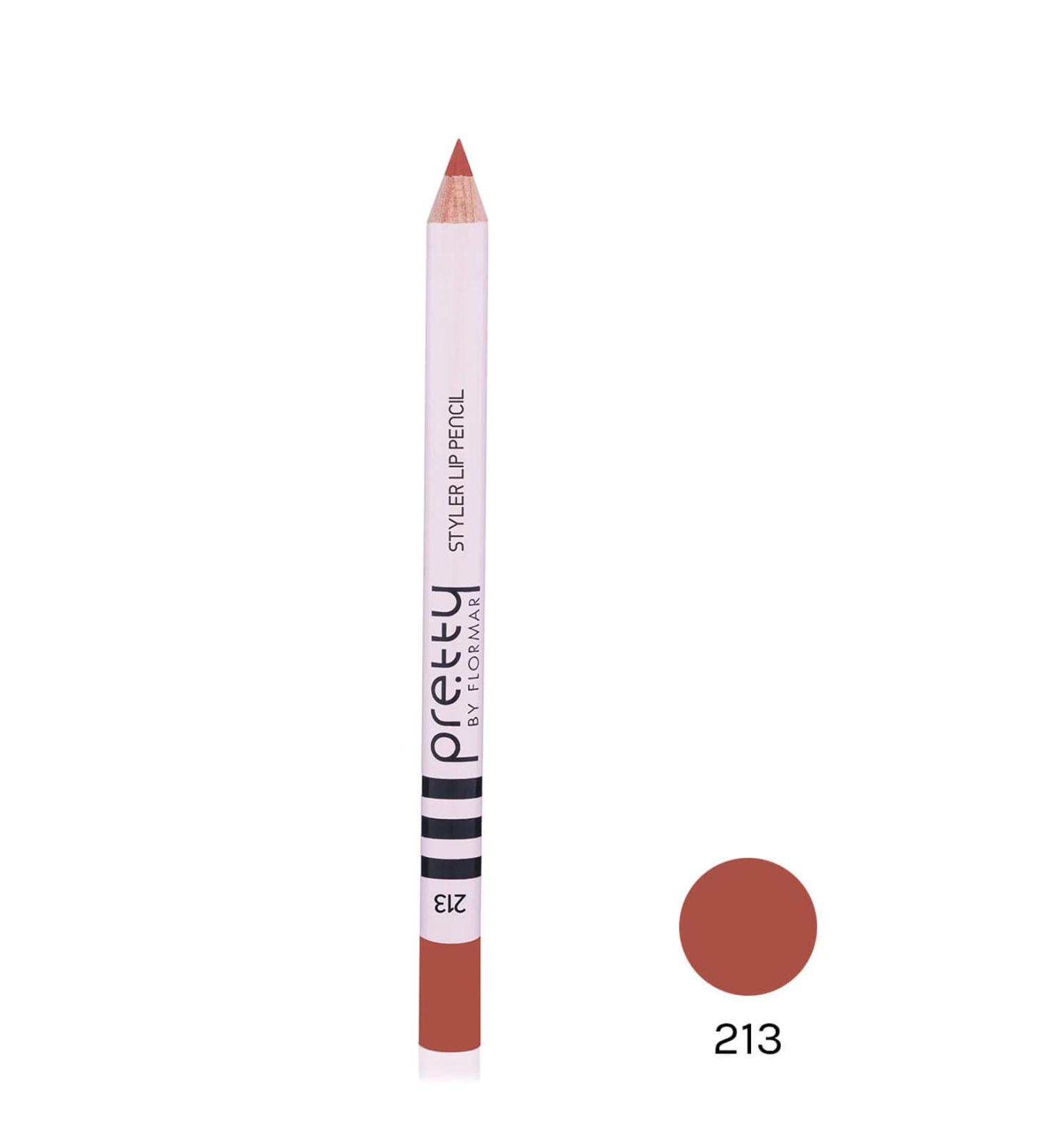 Flormar Lip Pencil - Pretty By Flormar Styler Lipliner 213 Misty Rose 8690604469857