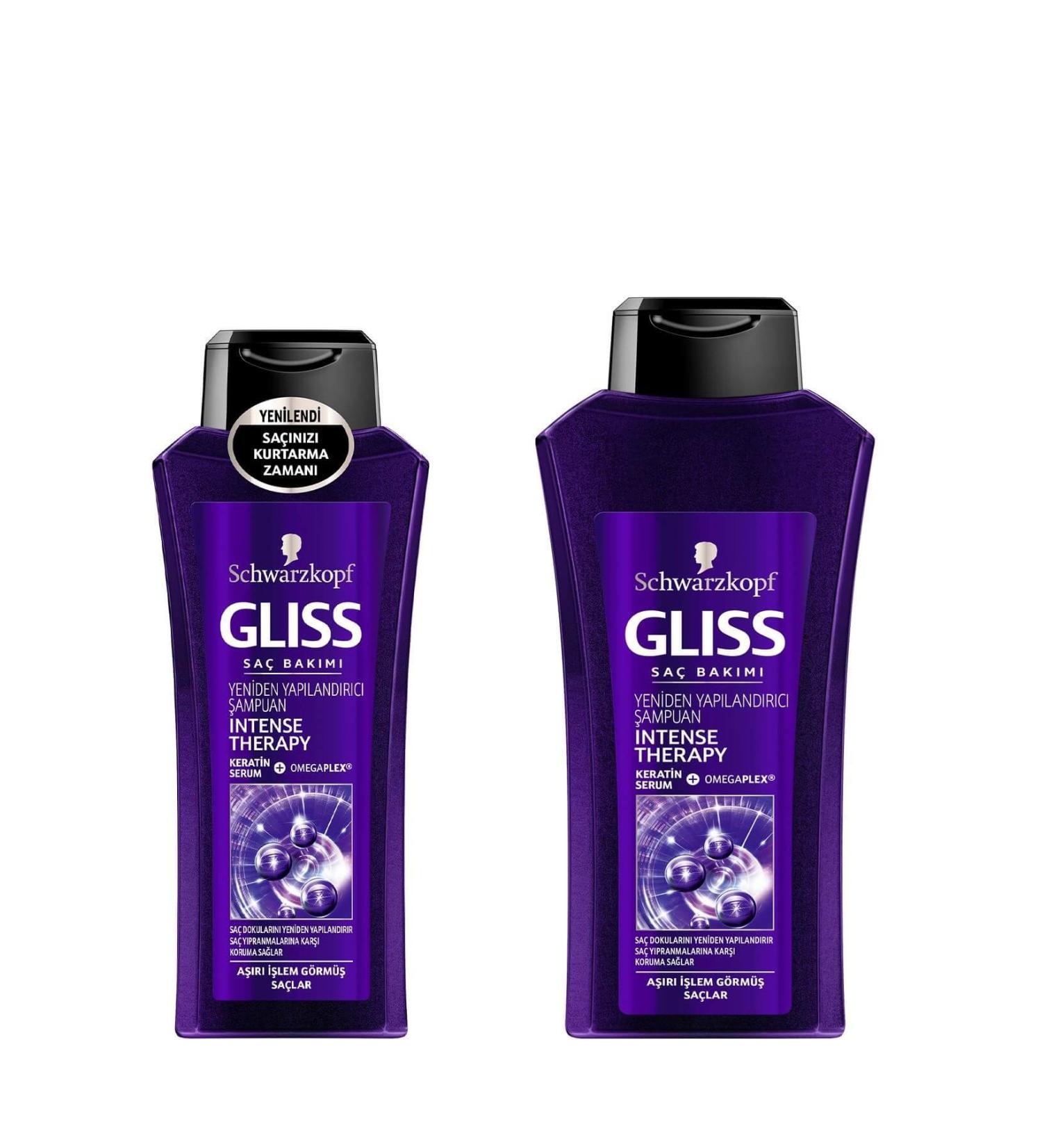 Gliss Intense Theraphy Shampoo 525 ml + Intense Theraphy Shampoo 360 ml