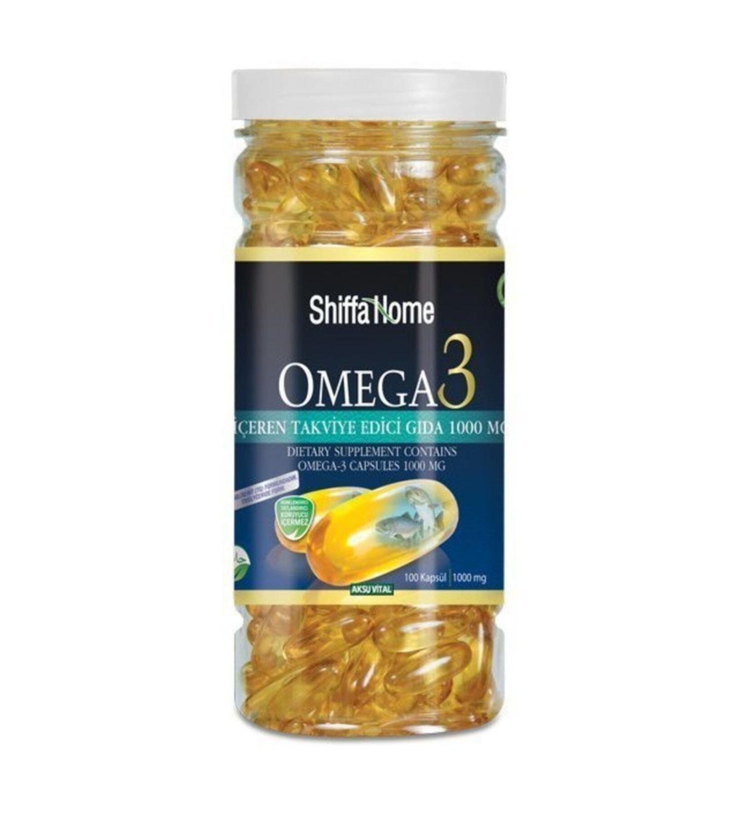 Shiffa Home Omega-3 1000 Mg (100 Capsules)