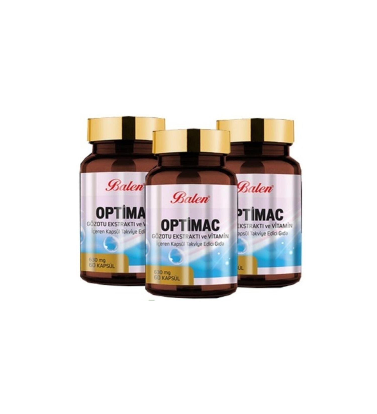 Balen Optimac Eye Herb Extract Containing Capsule 630 mg 3 Pieces