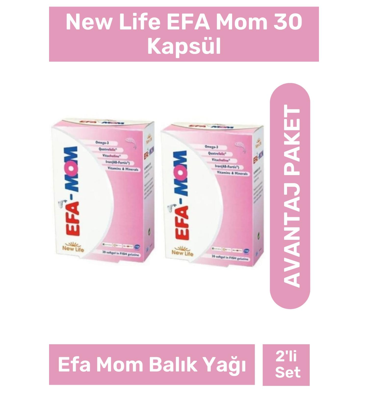 New Life Efa Mom 30 Capsules 2 Pack