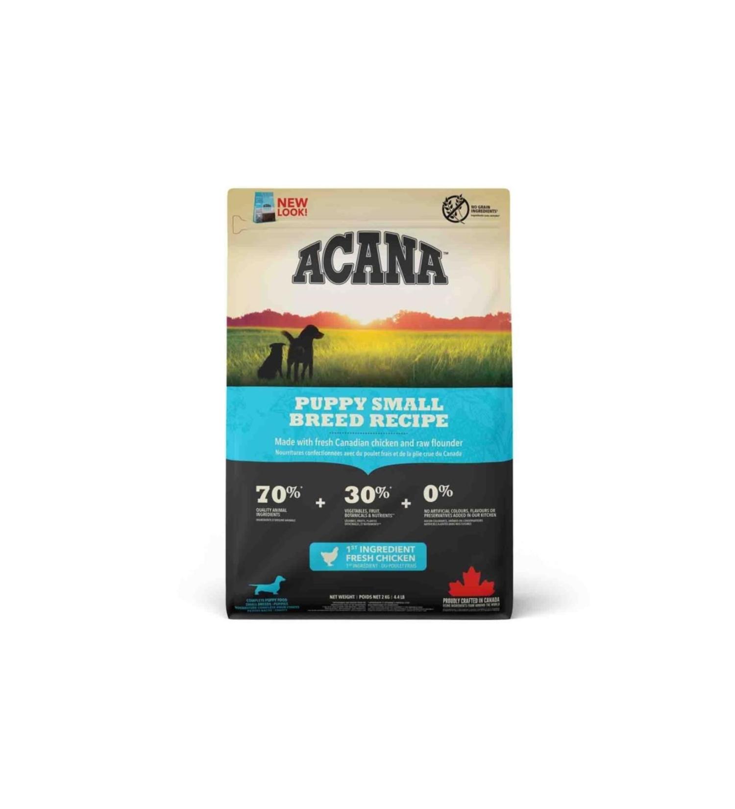 Acana Heritage Puppy Small Breed Grain Free Dog Food 2 kg