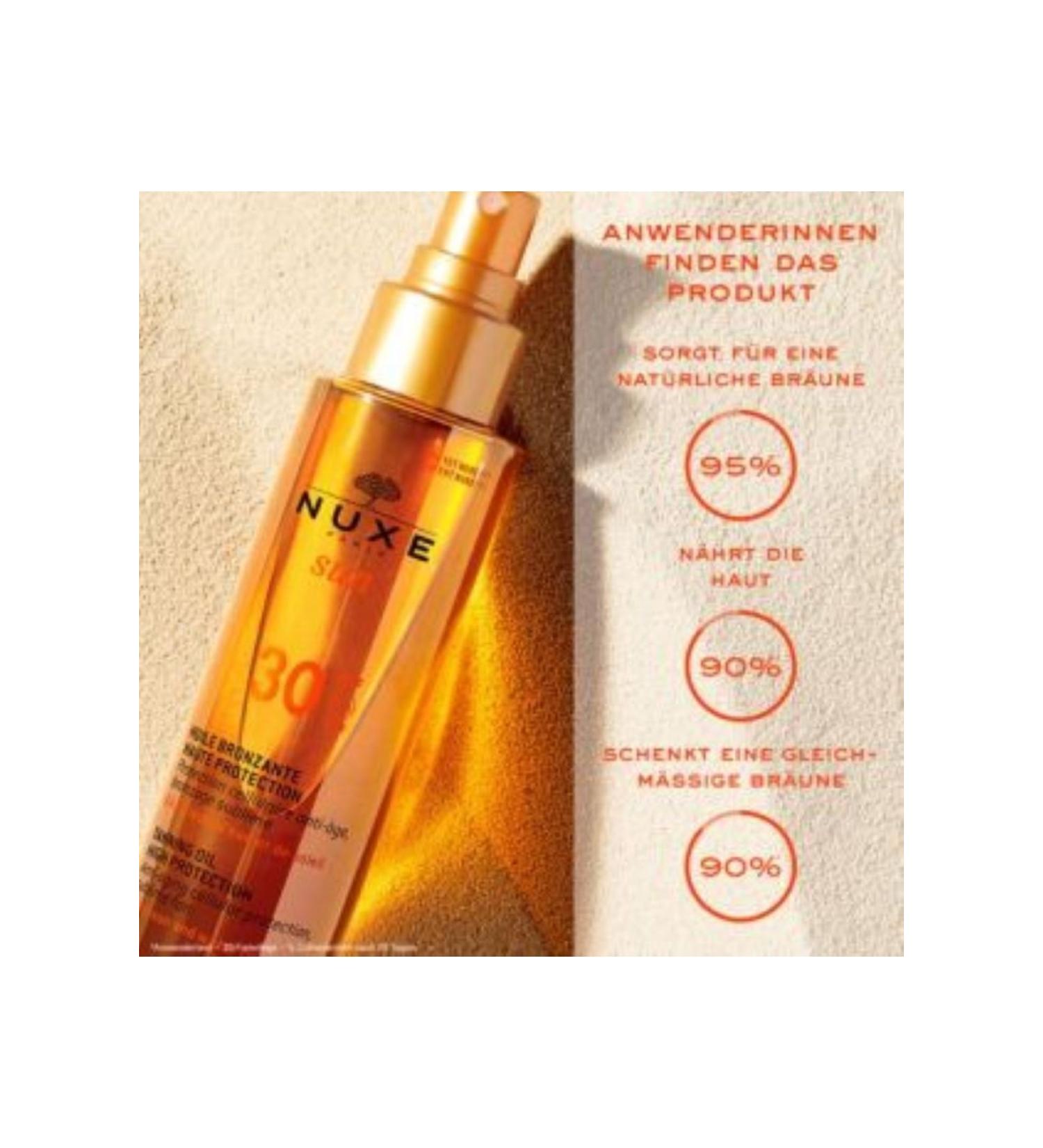 Nuxe Sun Bronzing Face and Body Oil Spf30-150ml