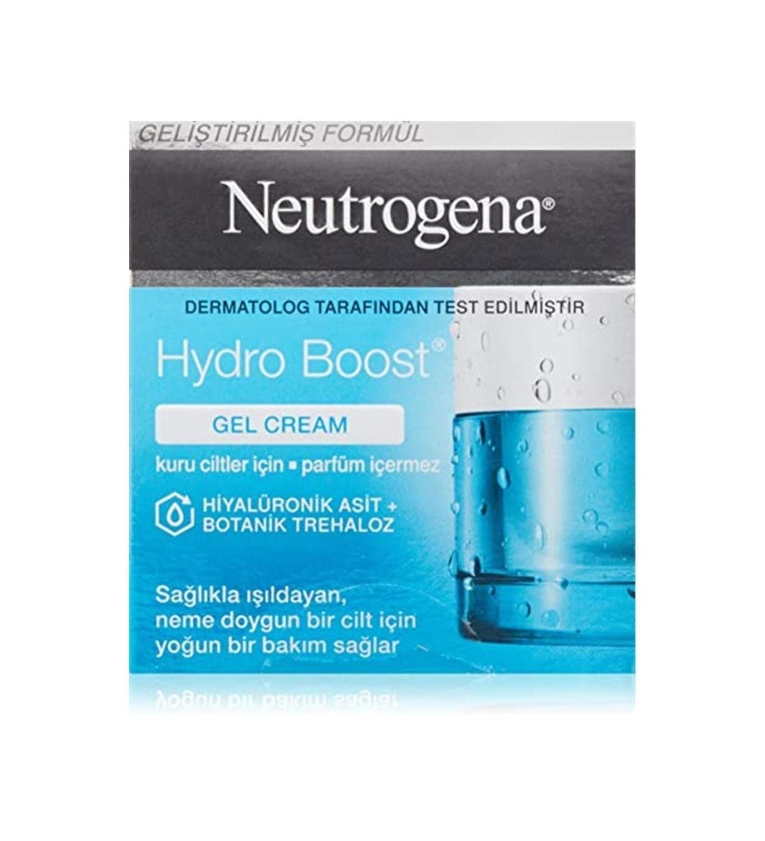Neutrogena Hydro Boost Gel Cream for Dry Skin (Hyaluronic Gel Matrix 50 ml) - Buy Online on GoSupps.com