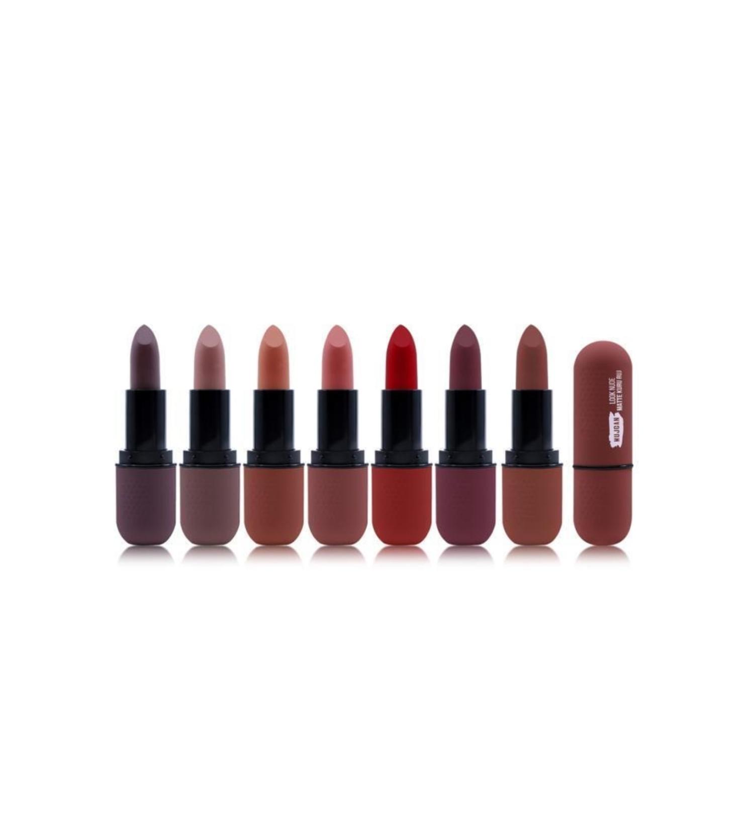 MUJGAN 8 Pack Look Nude Matte Dry Lipstick - Buy Online on GoSupps.com