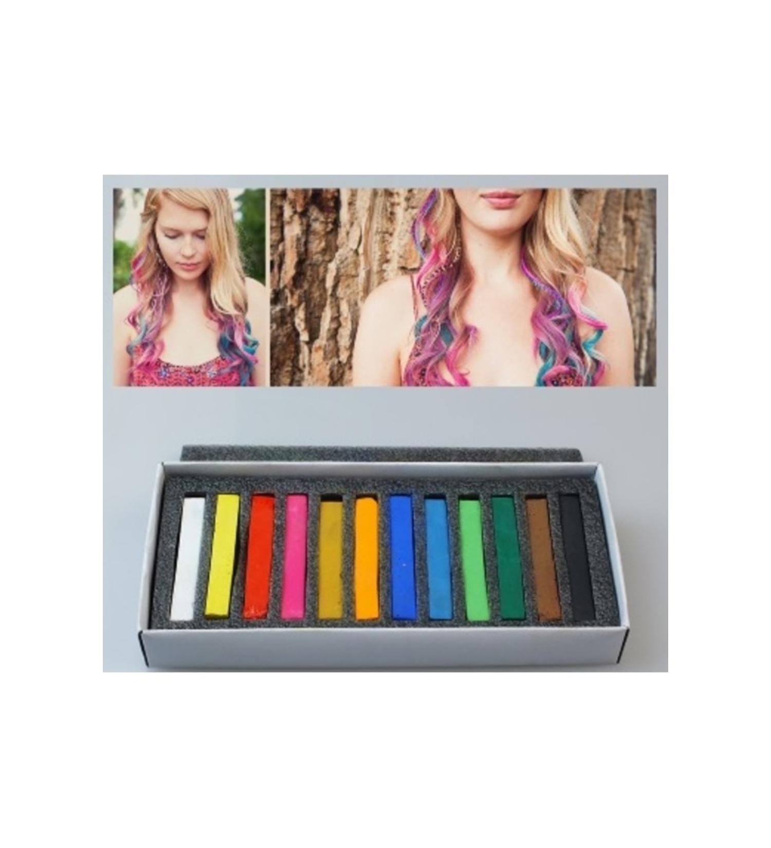 Crazytrend Hair Chalk Hair Chalk Temporary Hair Dye All Colors - Buy Online on GoSupps.com