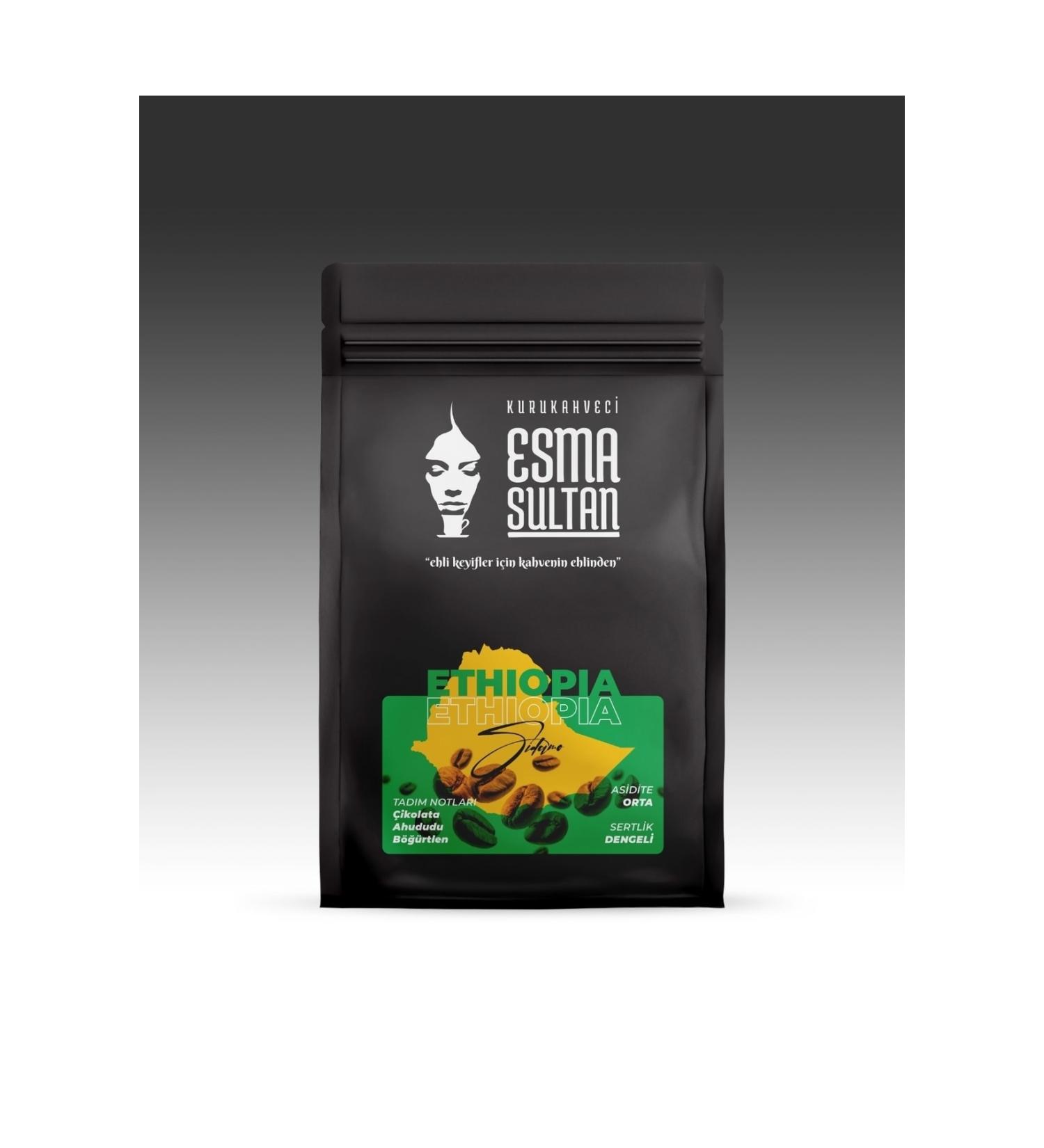 Dry Coffee Maker Esma Sultan Ethiopia Sidamo Specialty Coffee 1000gr