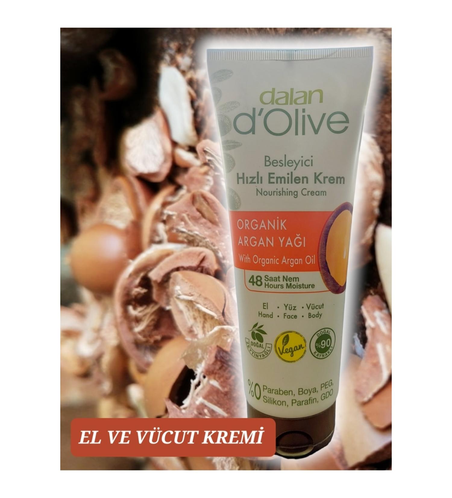 Dalan Organic Argan Oil Essence Hand and Body Cream | 250 Ml