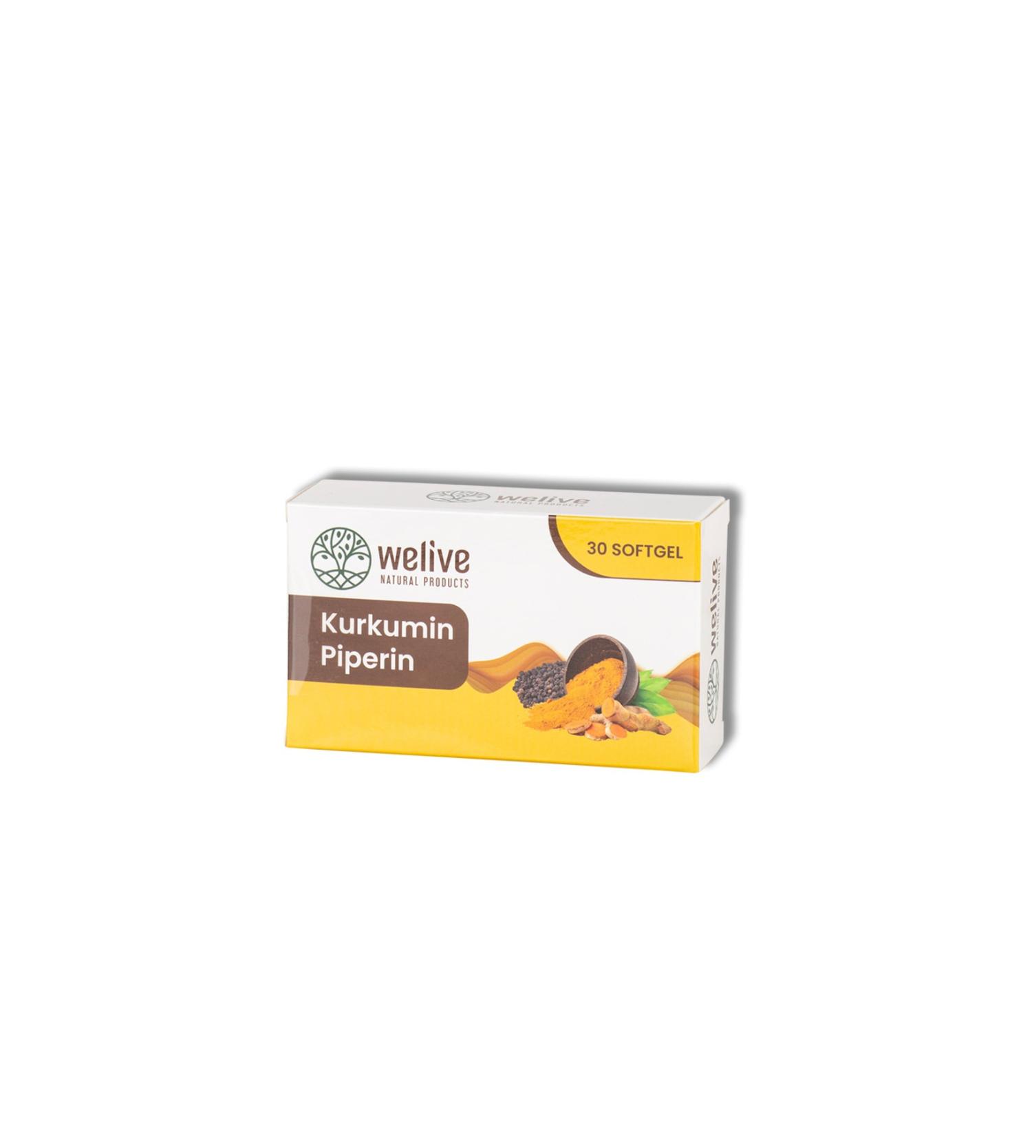 Welive Curcumin (Curcumin) Piperine / 30 Softgel