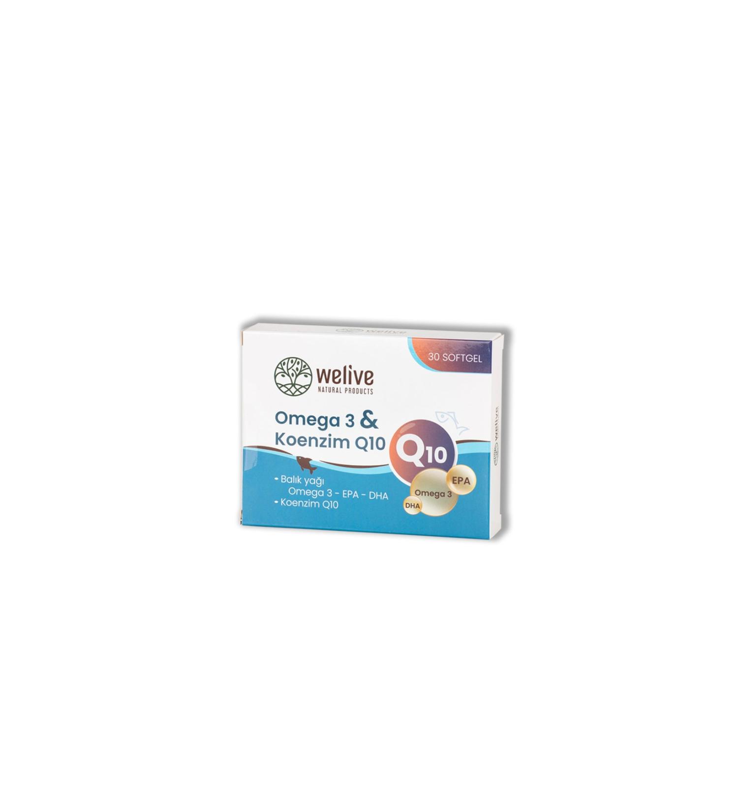 Welive Omega 3 Coenzyme Q10