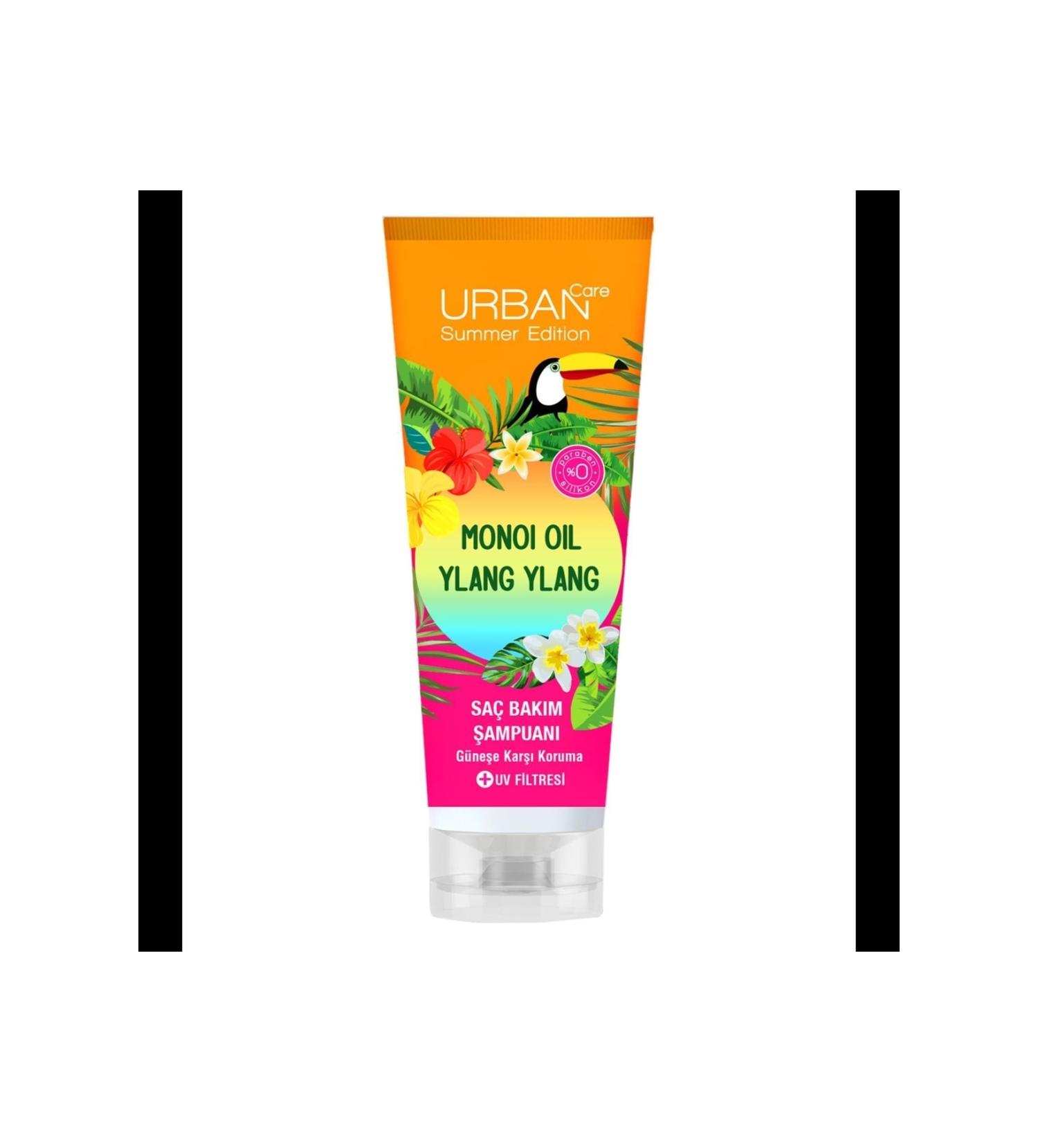 Urban Care Monoi Oil & Ylang Ylang After Sun Hair Care Shampoo 250 Ml