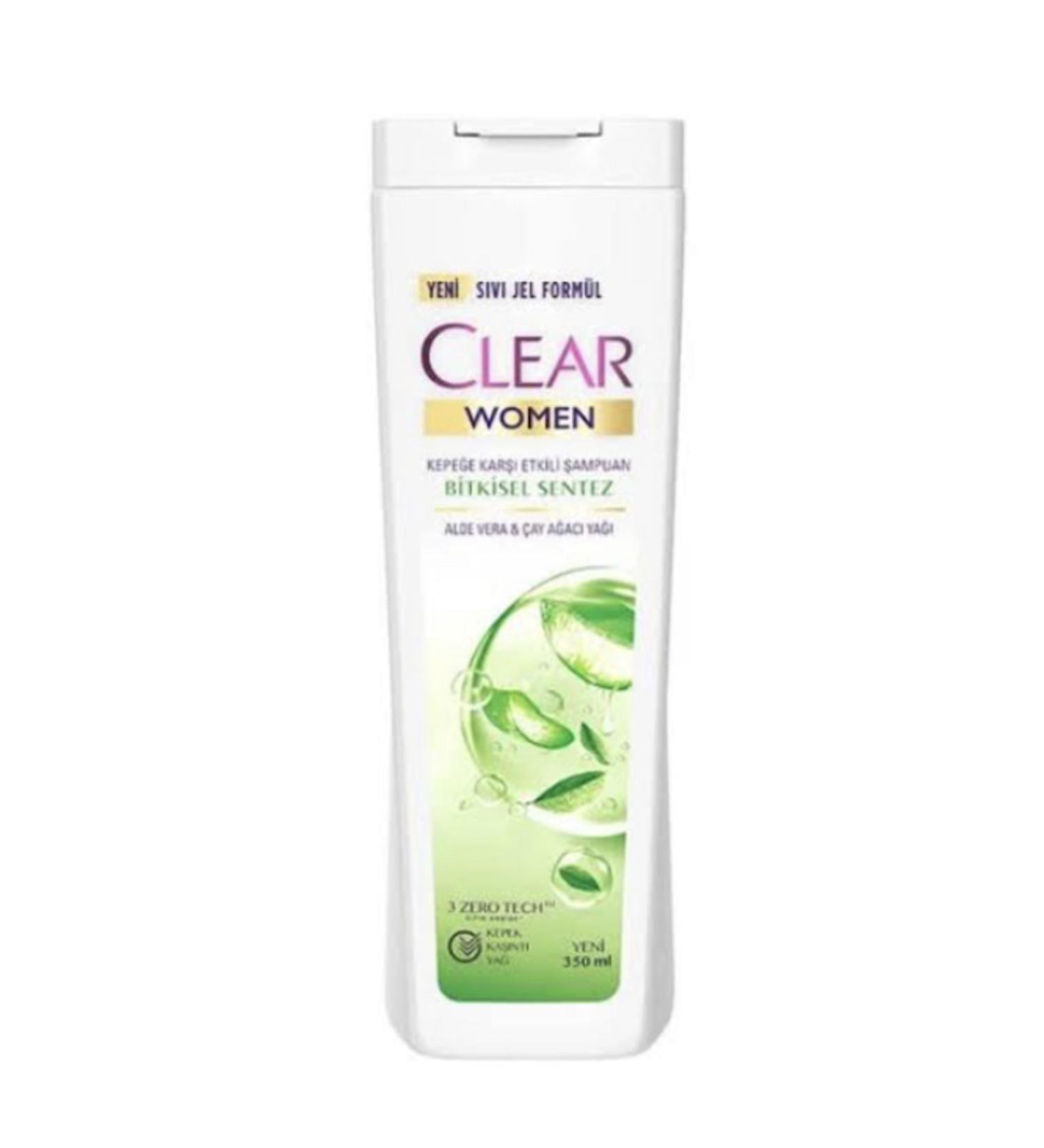 Clear Women Aloe Vera & Tea Tree Oil Shampoo 350ml