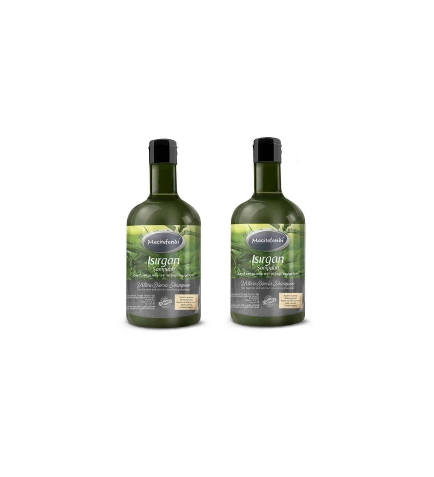 Mecit Efendi 2 Pieces Nettle Shampoo 400 Ml X2