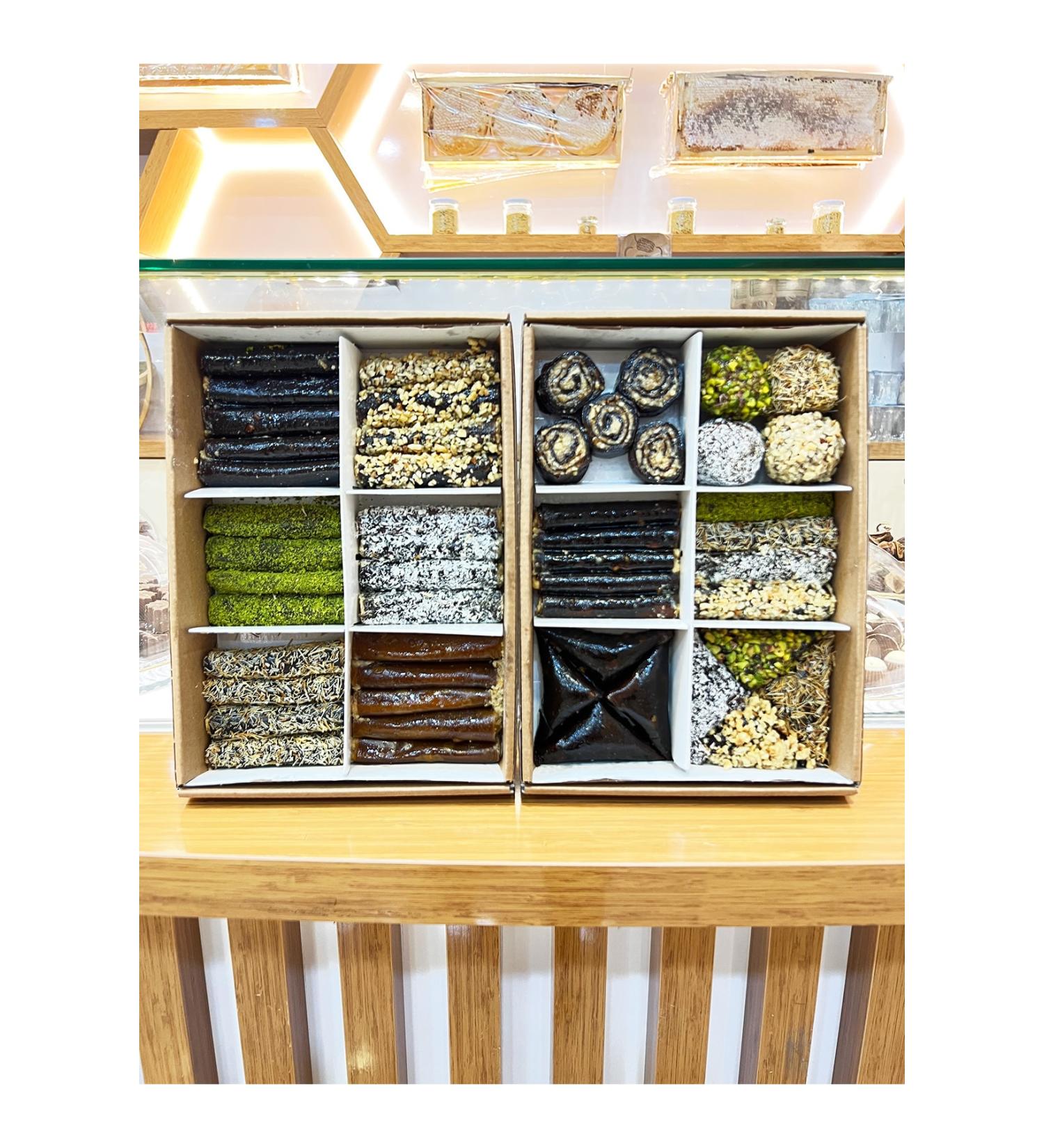 Hanzade Fruit Rolls K me G m hane Rich Molasses Super Duo (MIXED DESSERT PACKAGE PREMIUM PESTIL WRAP) - 2 Kg