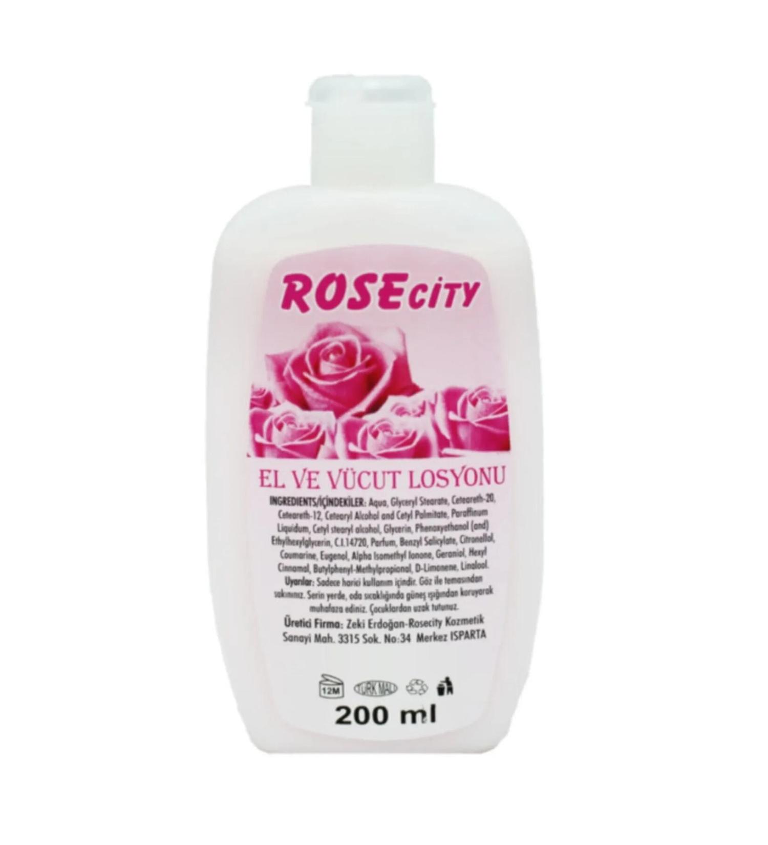 rosecity Hand and Body Lotion 200 Ml