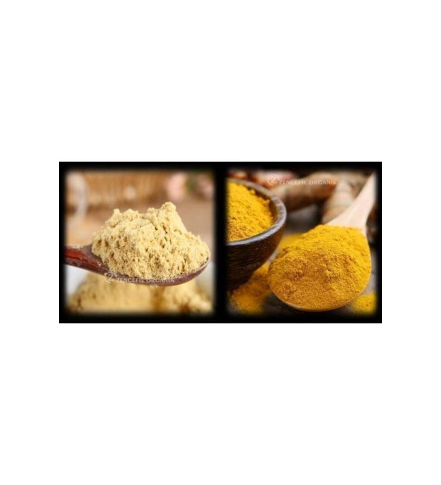 Ginger Organic Turmeric Powder 250 g + Ginger Powder 250 g